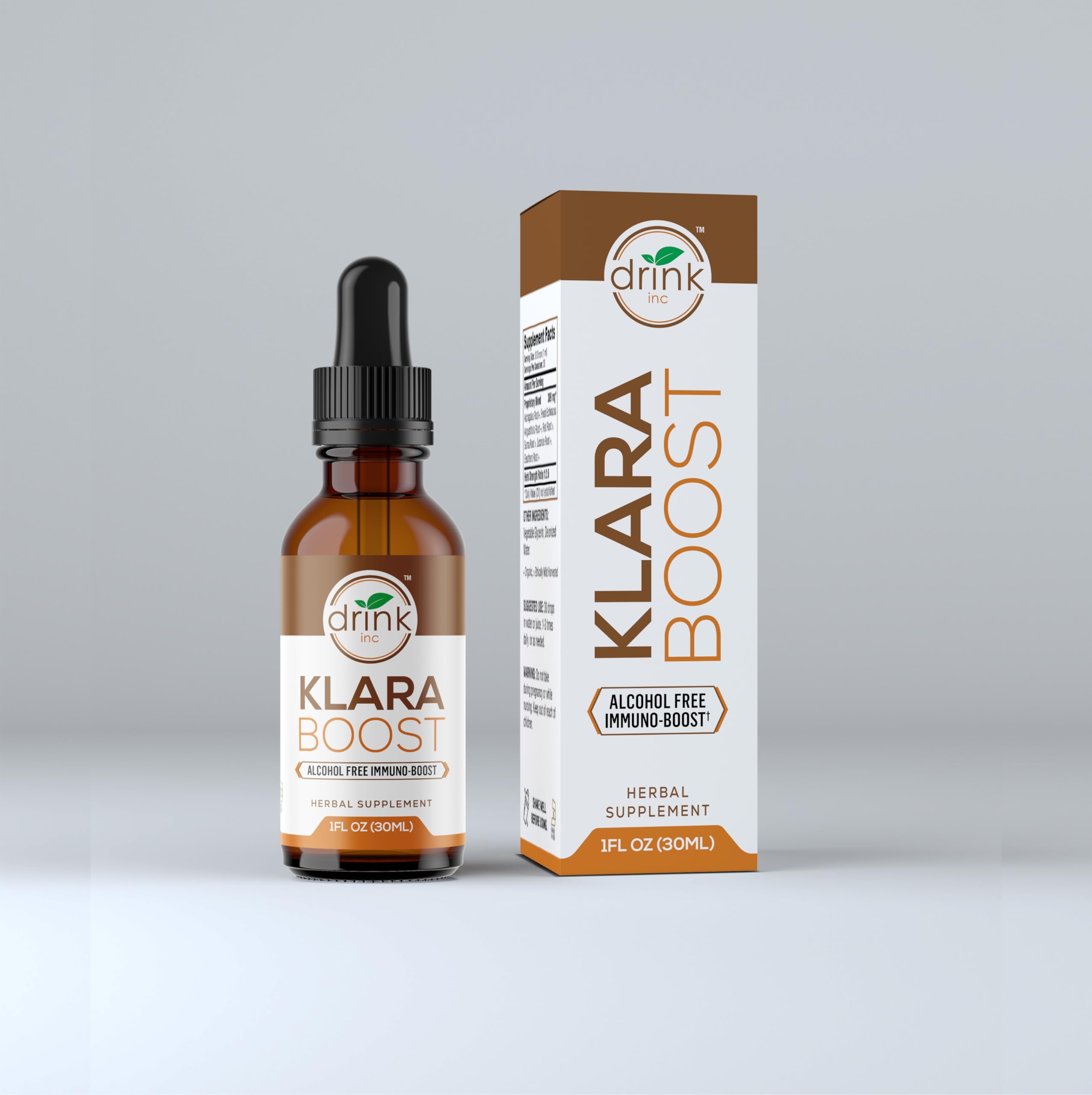Drink Inc Klara Boost Alcohol Free Immuno-Boost | 30ML Herbal Supplement Drink Inc buy supplements canada