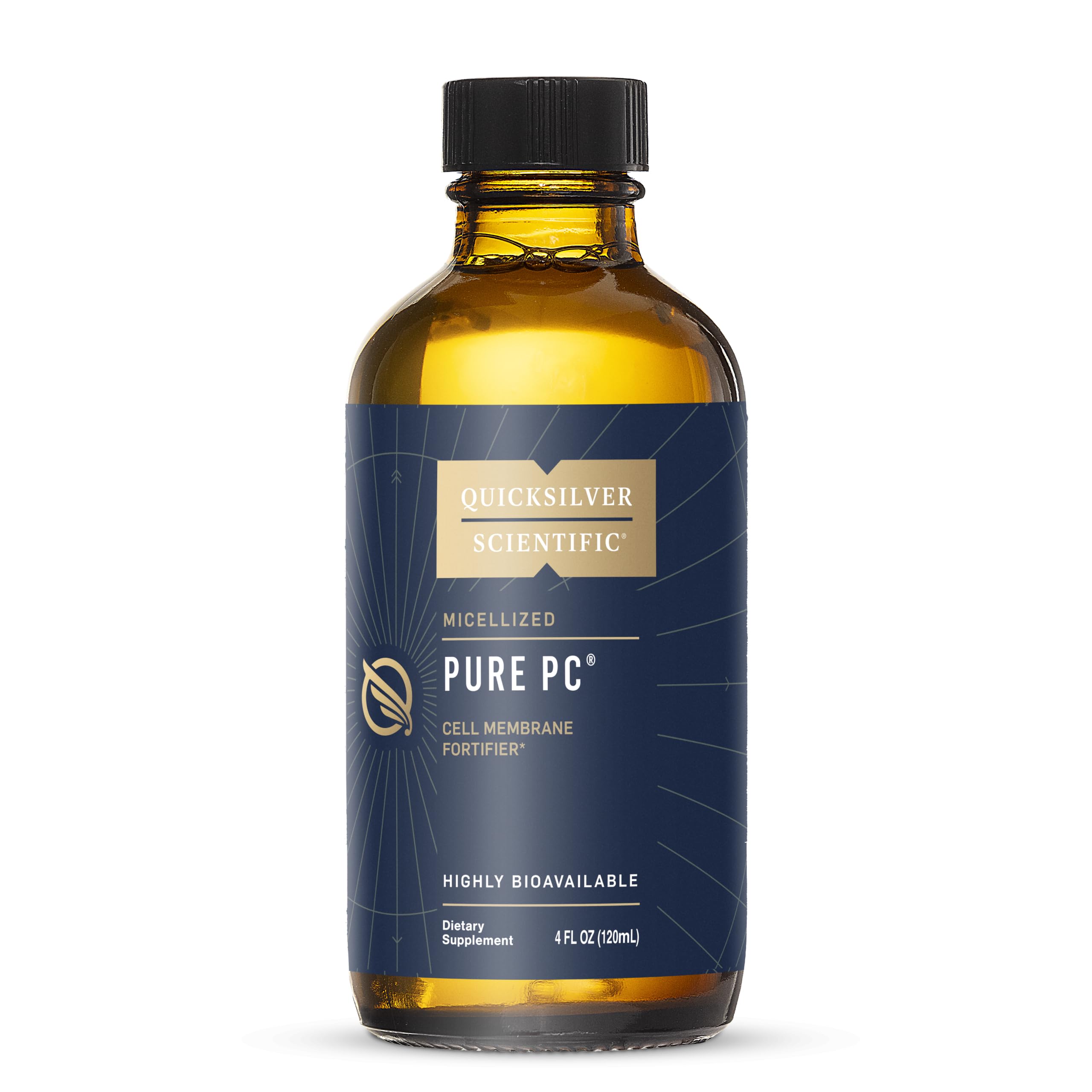 Quicksilver Scientific Micellized Pure PC - Phosphatidylcholine Liquid Supplement to Support Cellular & Liver Health - Superior Liposomal Absorption - Non-GMO Supportive Brain Supplement (4oz /120ml) Quicksilver Scientific buy supplements canada