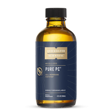Quicksilver Scientific Micellized Pure PC - Phosphatidylcholine Liquid Supplement to Support Cellular & Liver Health - Superior Liposomal Absorption - Non-GMO Supportive Brain Supplement (4oz /120ml) Quicksilver Scientific buy supplements canada