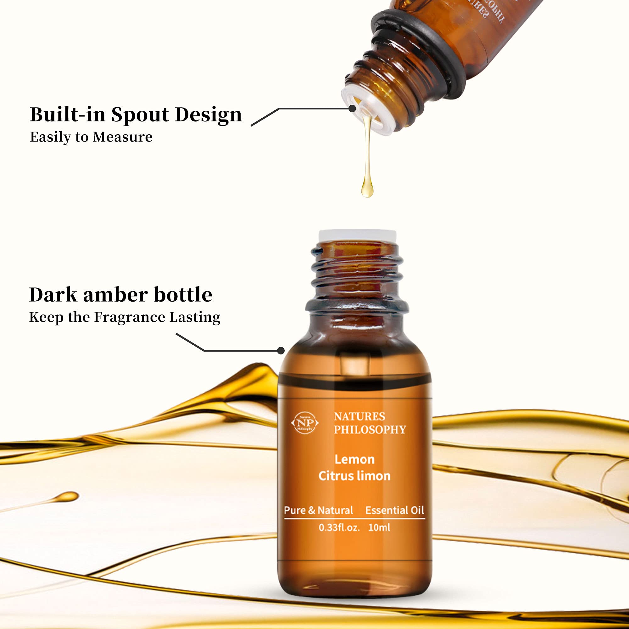 Lemon Essential Oil,100% Pure Organic Essential Oils for Aromatherapy, Diffuser, Massage, Soap Making NP NATURES PHILOSOPHY buy supplements canada