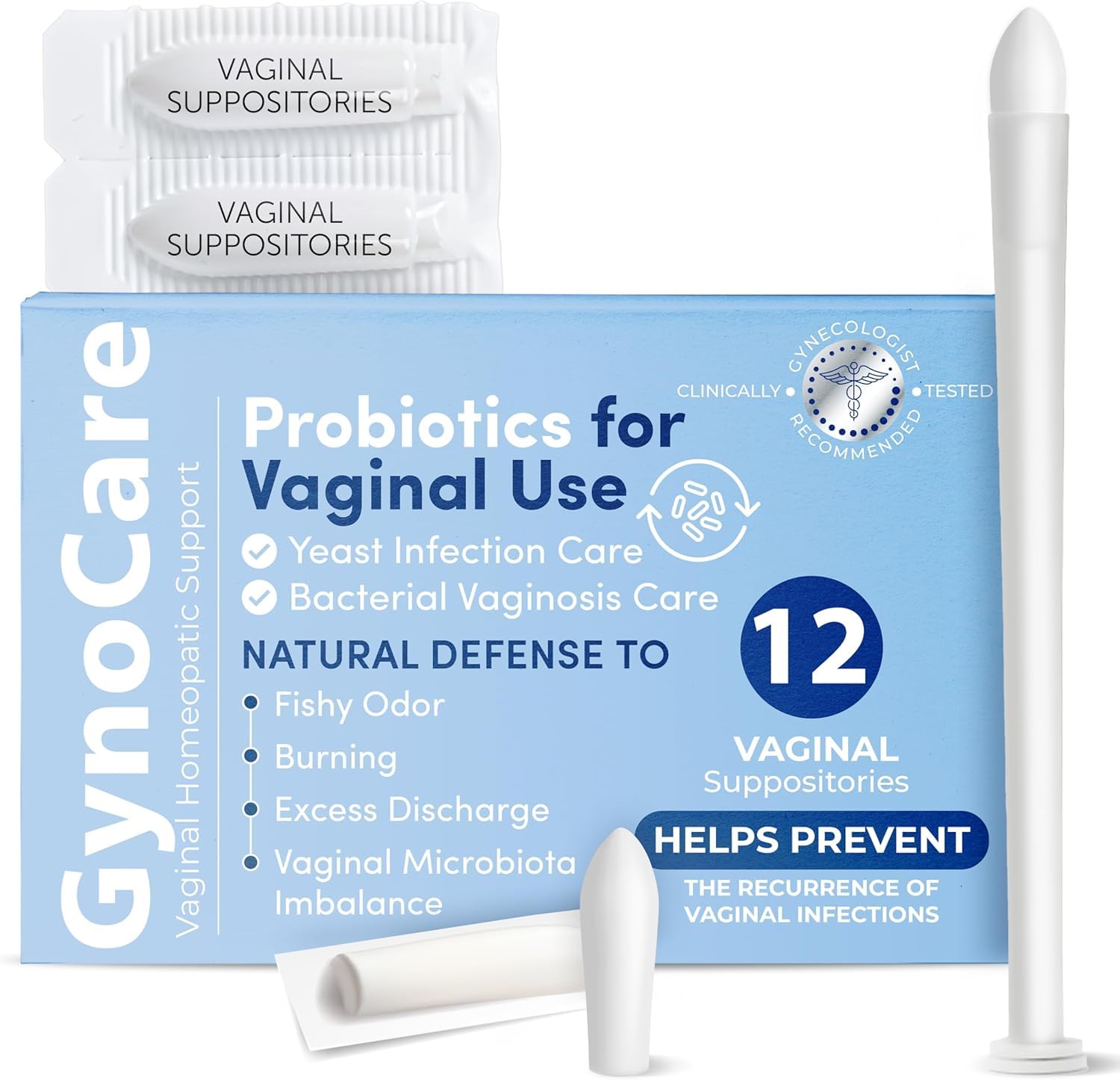 Vaginal Probiotics for Women | Boric Acid For Women | pH Balance for Women | Yeast Infection Care | Natural Defense Against Fishy Odor, Burning and Excess Discharge | 12 Vaginal Suppositories Terramed Just Think Comfort buy supplements canada