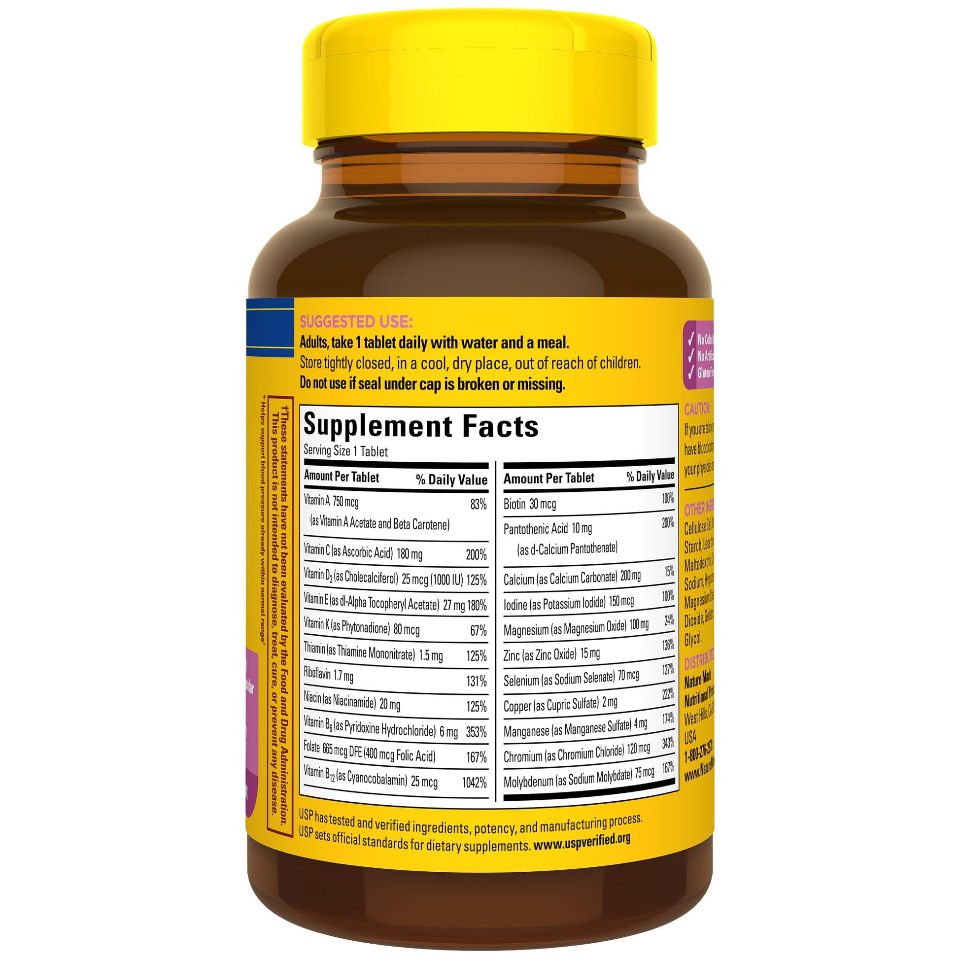 Nature Made Multivitamin For Women 50+ No Iron, Multivitamins for Women 50 Plus, Daily Nutritional Support, Nature Made Multi Vitamins, 90 Tablets, 90 Day Supply Nature Made buy supplements canada