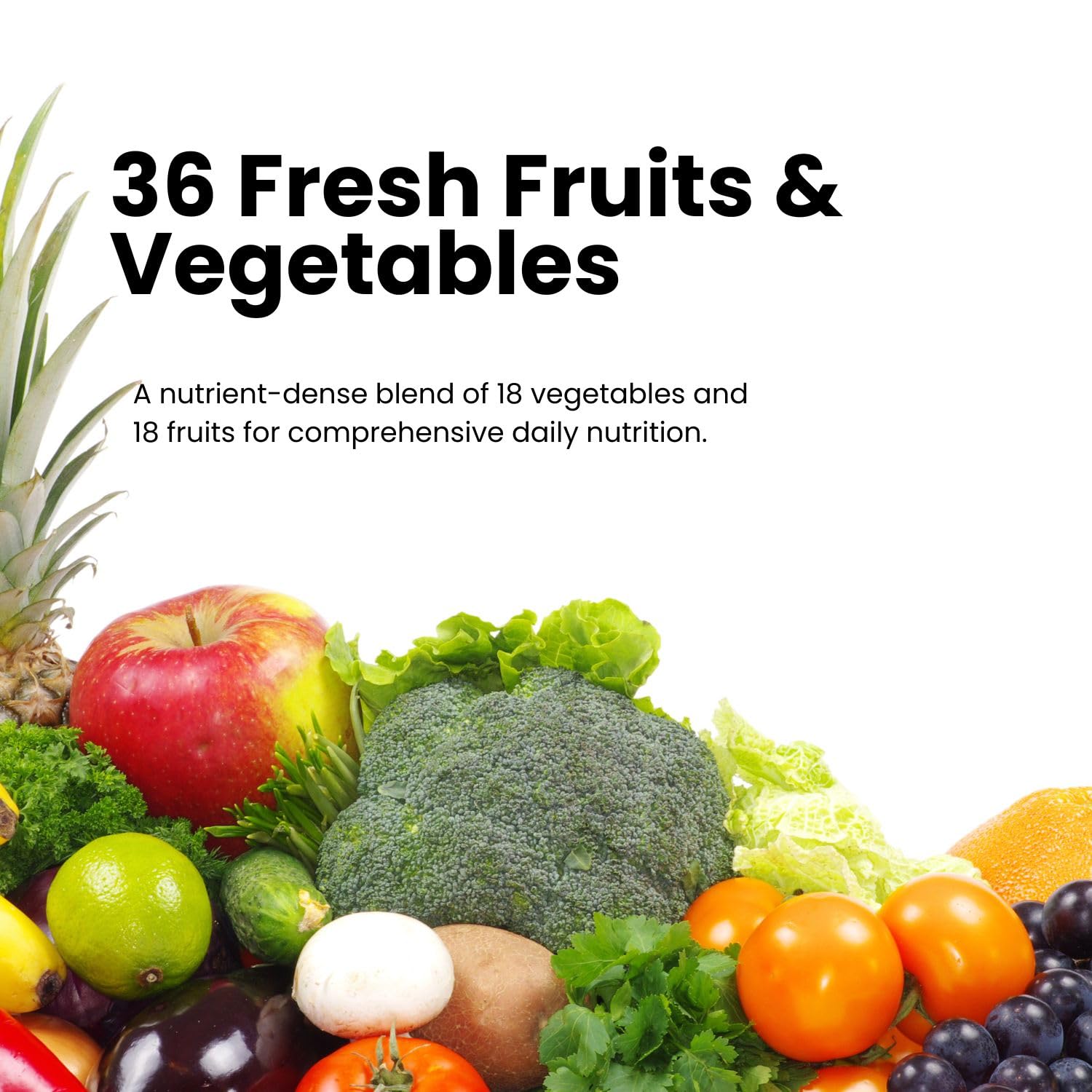 Fruits and Veggies Supplement, 36 Fruits & Vegetables with 24 Essential Vitamins, Minerals & Trace Elements,High in Fiber for Digestion & Constipation Relief,Daily Nutritional Support,120 Capsules aegabe buy supplements canada