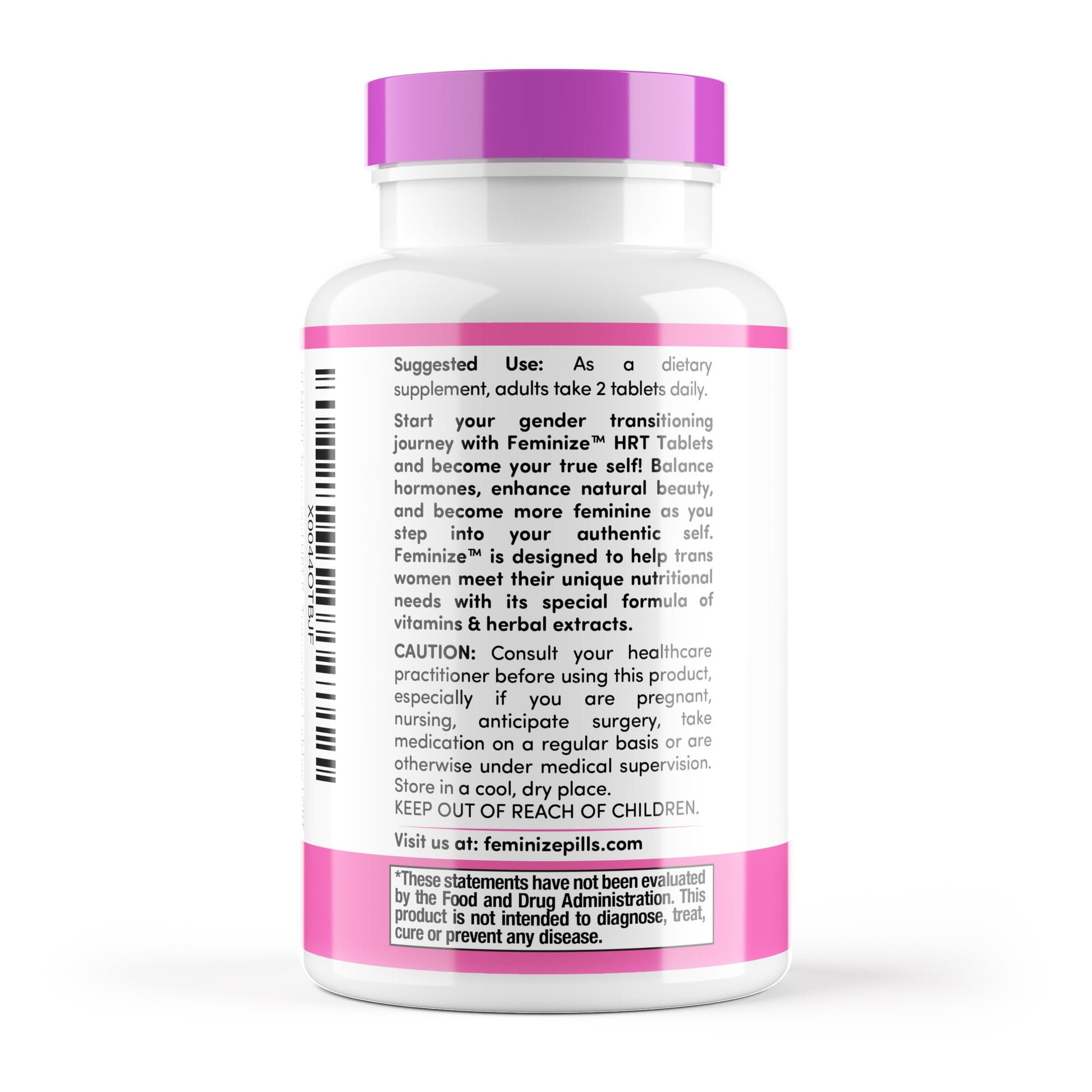FEMINIZE Transcend HRT Pills for Estrogen - Potent HRT Estrogen Complex - Big Breats Soft Skin Feminizer FEMINIZE buy supplements canada