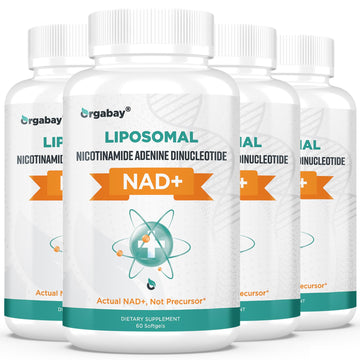 Orgabay Liposomal NAD+ Supplement 500 mg, High Absorption, Boost NAD+ with TMG 250 mg, Actual NAD Plus More Efficient Than Nicotinamide Riboside, Support Cellular Energy, Healthy Aging | 240 Softgels Orgabay buy supplements canada