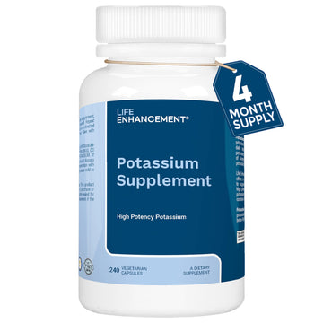 Life Enhancement High Potency 1020 mg Potassium Supplement for Muscle, Brain & Bone Health - No Additives High Absorption Elemental Potassium Supplement Life Enhancement buy supplements canada