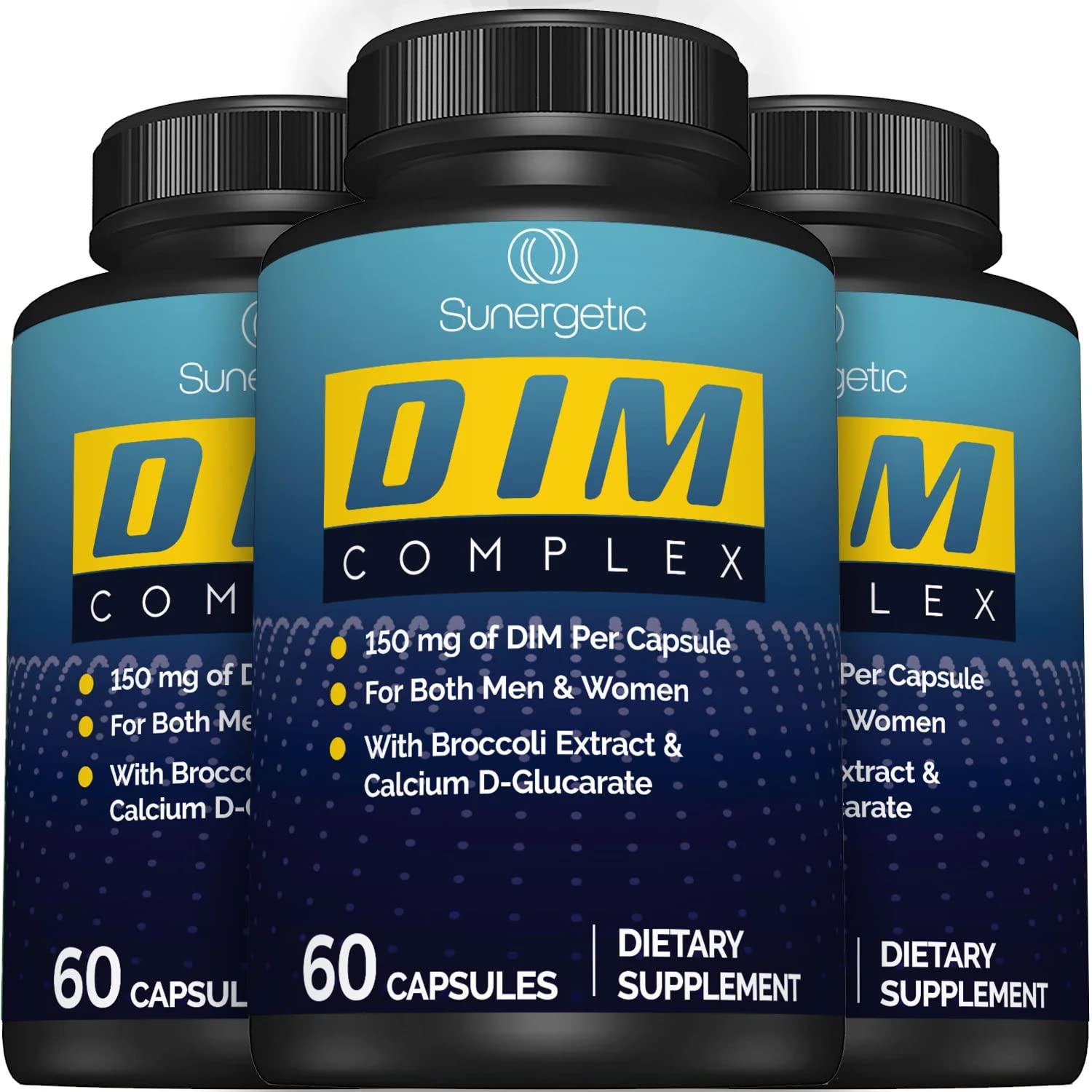 Premium DIM Supplement–Includes 150mg DIM (diindolylmethane), Broccoli, Calcium D Sunergetic buy supplements canada