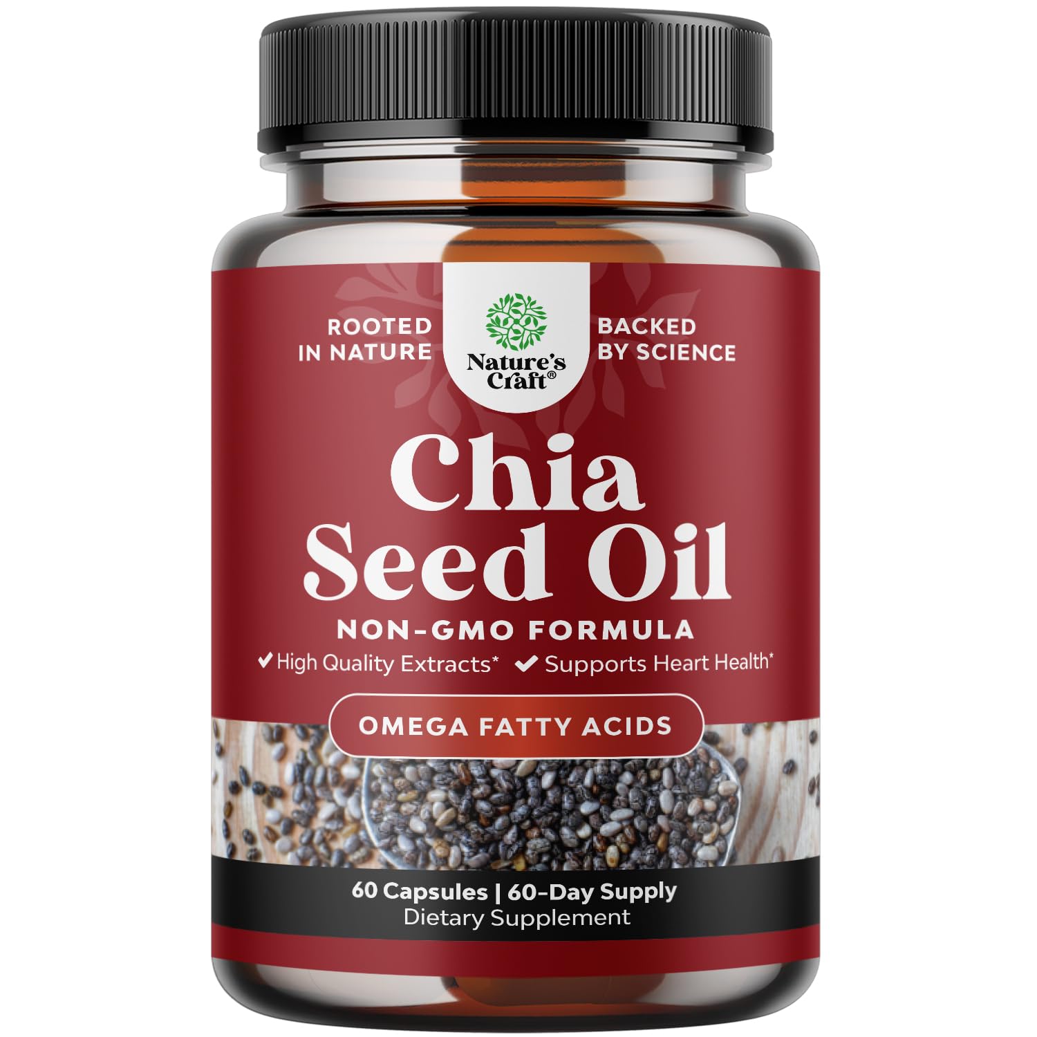 Chia Seed Oil Supplement for Weight Loss and Energy Natural Superfood Protein Metabolis Natures Craft buy supplements canada