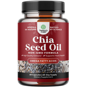 Chia Seed Oil Supplement for Weight Loss and Energy Natural Superfood Protein Metabolis Natures Craft buy supplements canada