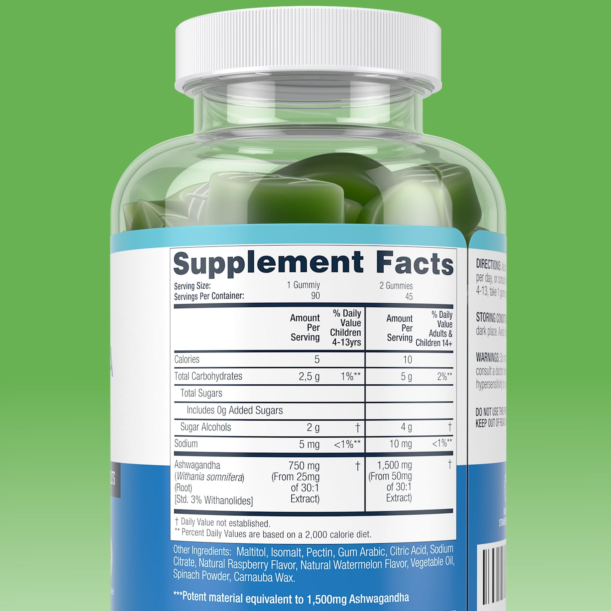 Sugar-Free Ashwagandha Gummies for Stress, Sleep & Mood Support - High-Potency 30:1 Ashwagandha Supplement Extract - Vegan Adaptogen Supplement for Women & Men, Natural Flavor, Plant-Based, 90 Gummies Purify Life buy supplements canada