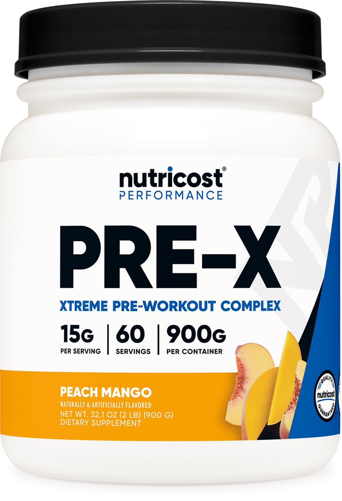 Nutricost Pre-X Xtreme PreWorkout Powder Complex, Peach Mango, 60 Servings, Vegetarian Nutricost buy supplements canada