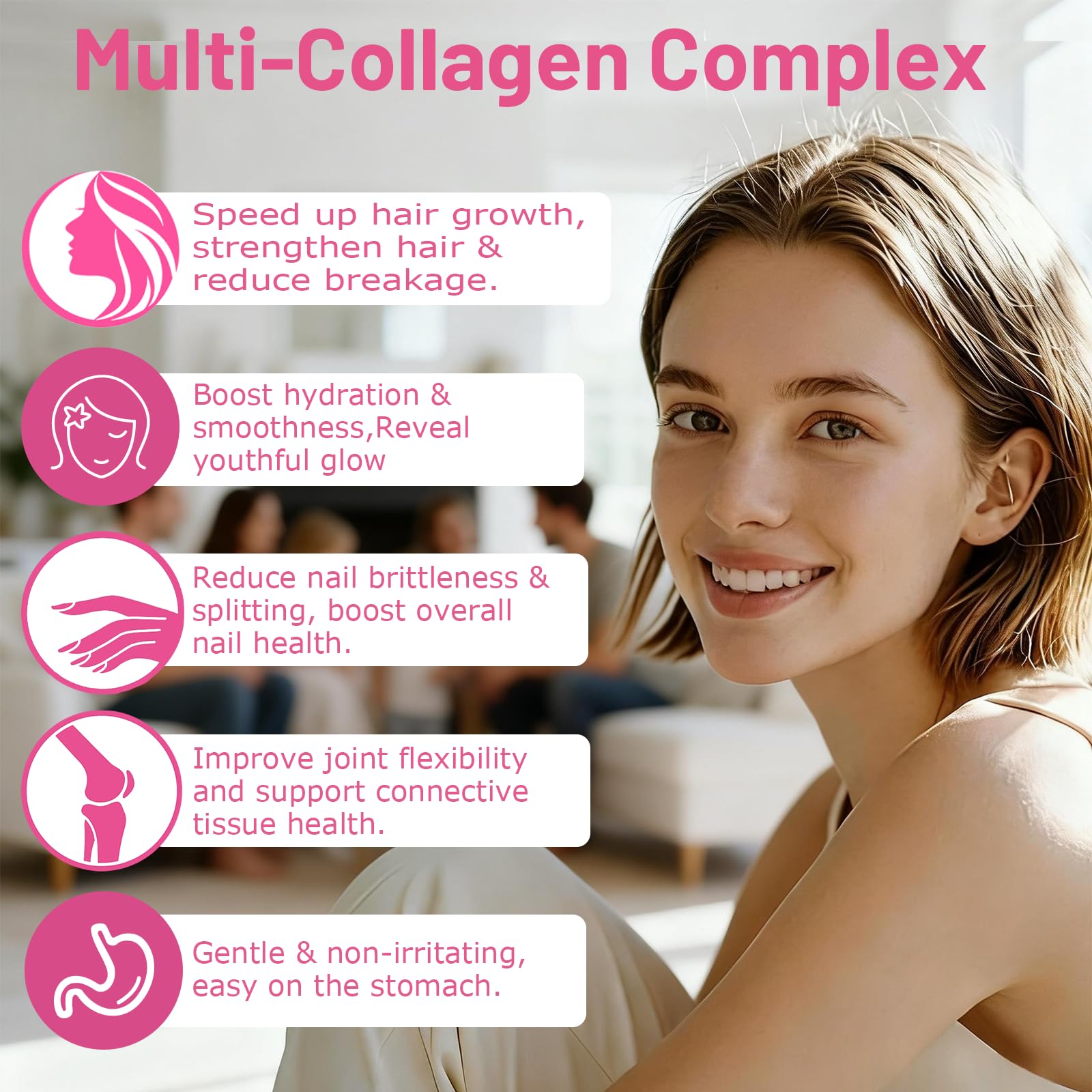 JUIWEFKK Hydrolyzed Collagen Peptides Liquid Organic Collagen Complex w. Biotin, Vitamin C & Hyaluronic Acid, Liquid Collagen Types I, II, III, IV, V for Hair, Skin, Nails & Joint Healthd JUIWEFKK buy supplements canada