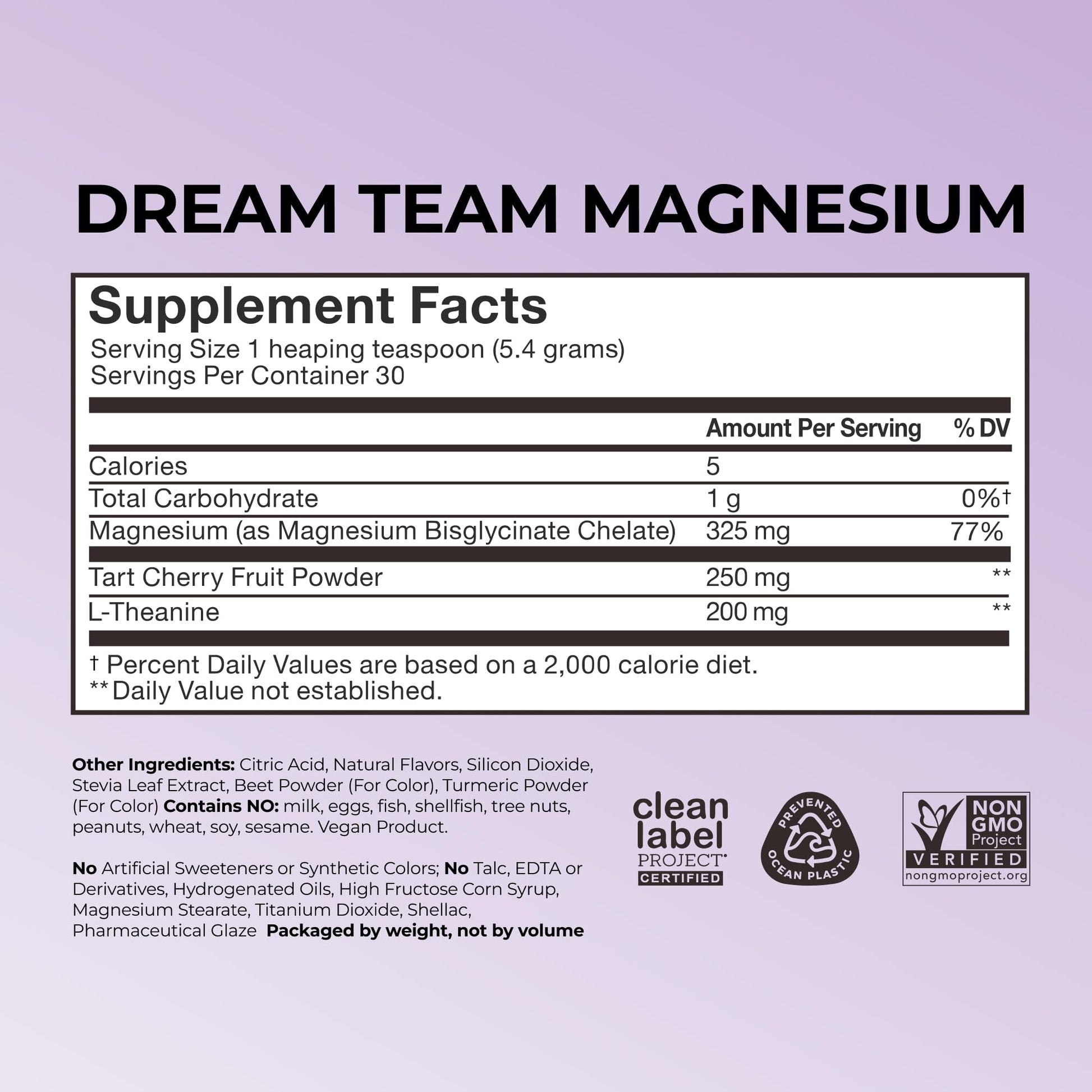 Hum Nutrition Dream Team Magnesium Bisglycinate Powder, L Theanine & Tart Cherry Magnesium Supplement Drink Mix, Support Rest, Relaxation & Sleep Routine, Gluten Free, Vegan, Cherry Lemon, 30 Servings HUM buy supplements canada