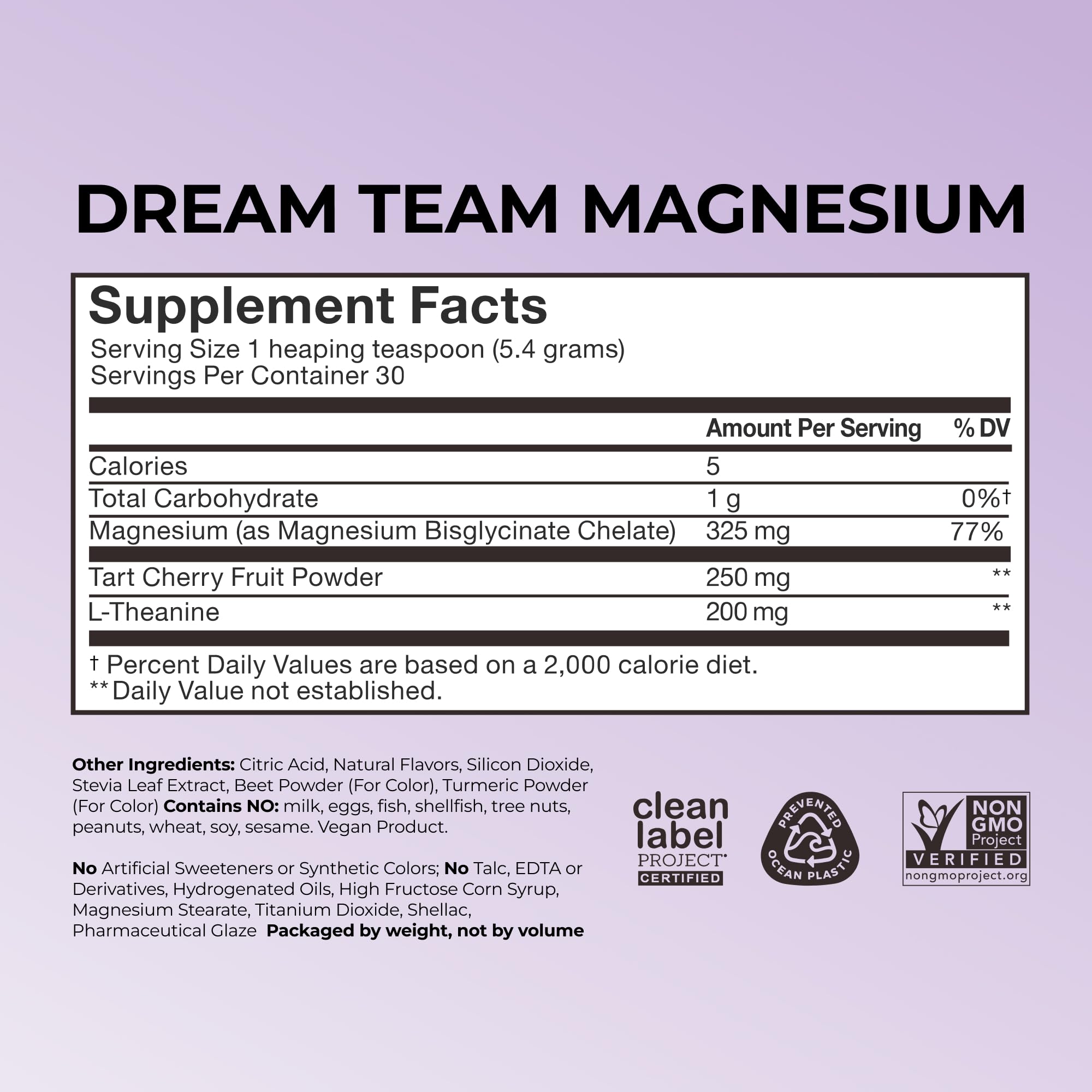 Hum Nutrition Dream Team Magnesium Bisglycinate Powder, L Theanine & Tart Cherry Magnesium Supplement Drink Mix, Support Rest, Relaxation & Sleep Routine, Gluten Free, Vegan, Cherry Lemon, 30 Servings HUM buy supplements canada