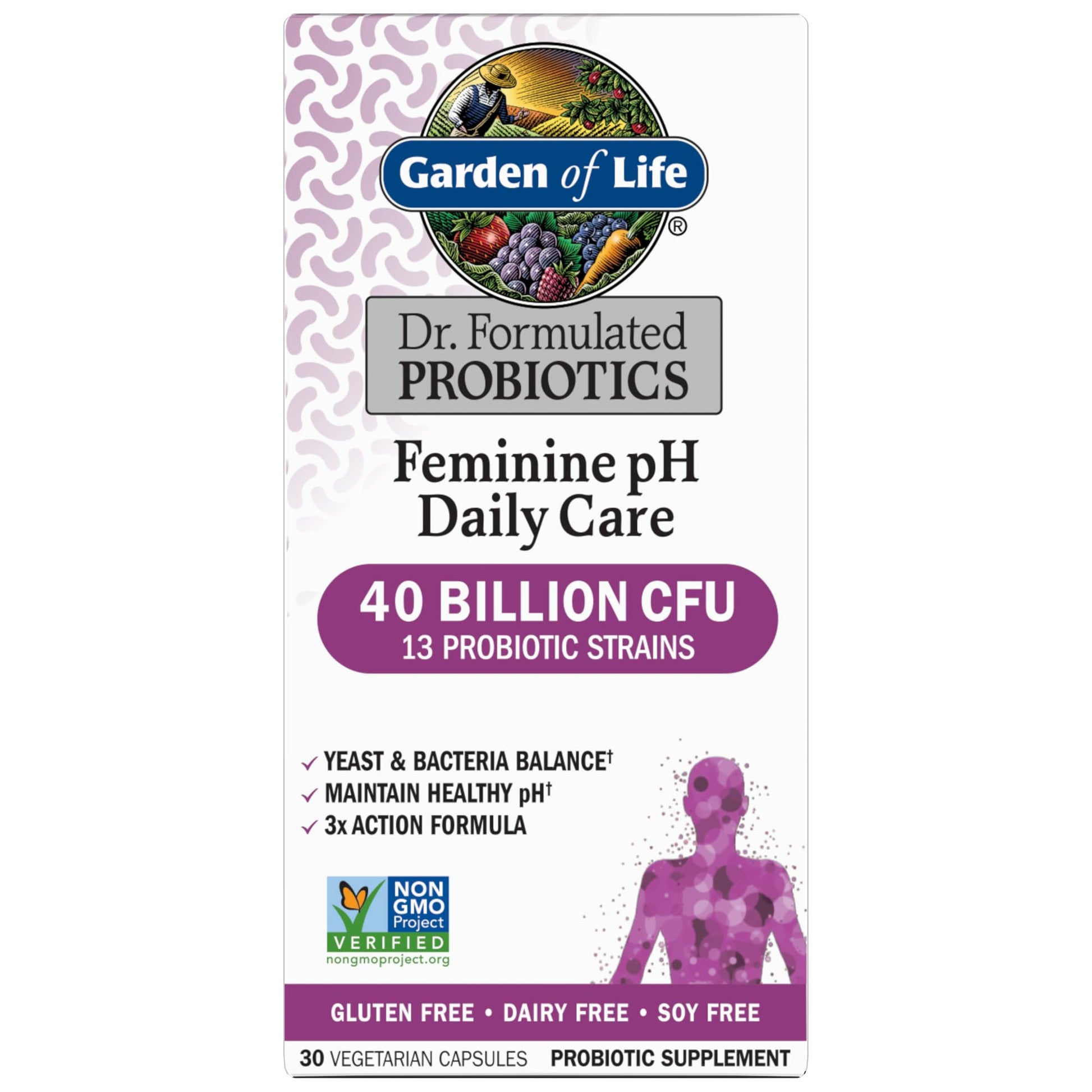 Garden of Life, Femini Ph Daily Care Probiotic Capsule, 30 Count Garden of Life buy supplements canada