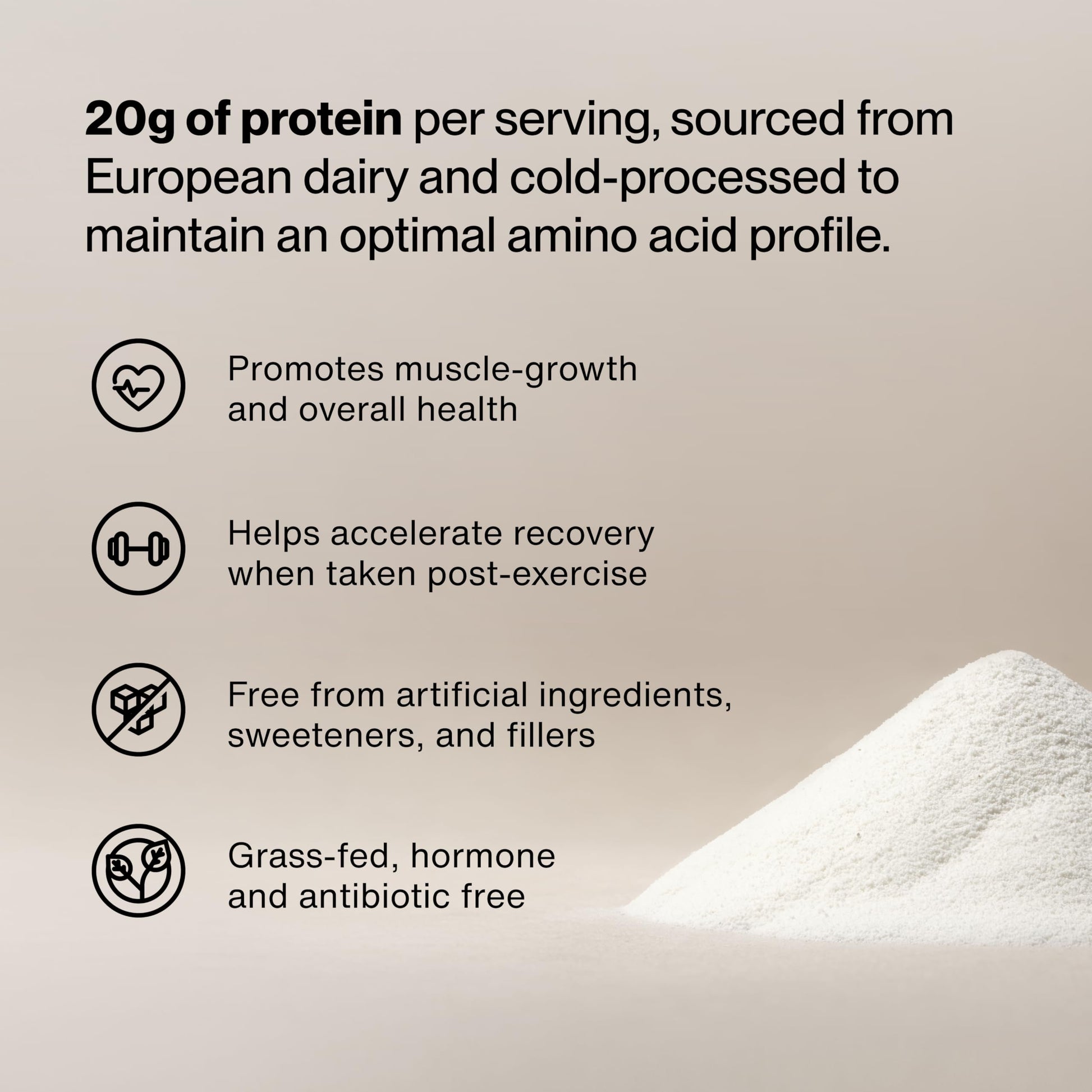Momentous Essential Grass-Fed Whey Protein Powder - 20 g Whey Isolate Protein - NSF Certified for Sport - Gluten-Free - 25 Servings for Essential Everyday Use - Unflavored - Package May Vary Momentous buy supplements canada