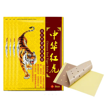 Tiger Patches Balm for Muscle & Joint Relief- Tiger Patch for Knee Neck, Back- 32 Pcs (4 Packs of 8) - Easy to Use Mesayra buy supplements canada