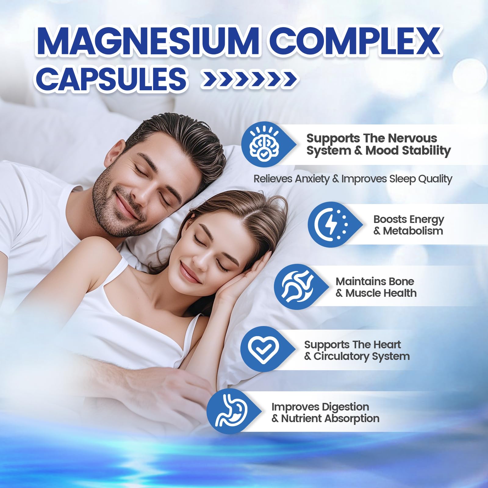 1000mg Magnesium Complex Capsules, 8-in-1 Magnesium Glycinate, Citrate, Malate, Taurate, Oxide, Carbonate, Aspartate, Orotate - 240 Capsules VivoNu buy supplements canada