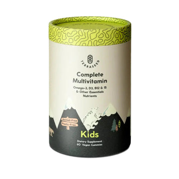 Terraseed Complete Kids Multivitamin Gummies - with Omega 3,6,9, Vitamin B12, Folic Acid, Iodine, Vitamin C, Zinc - Kids Daily Essential Vitamins Terraseed buy supplements canada