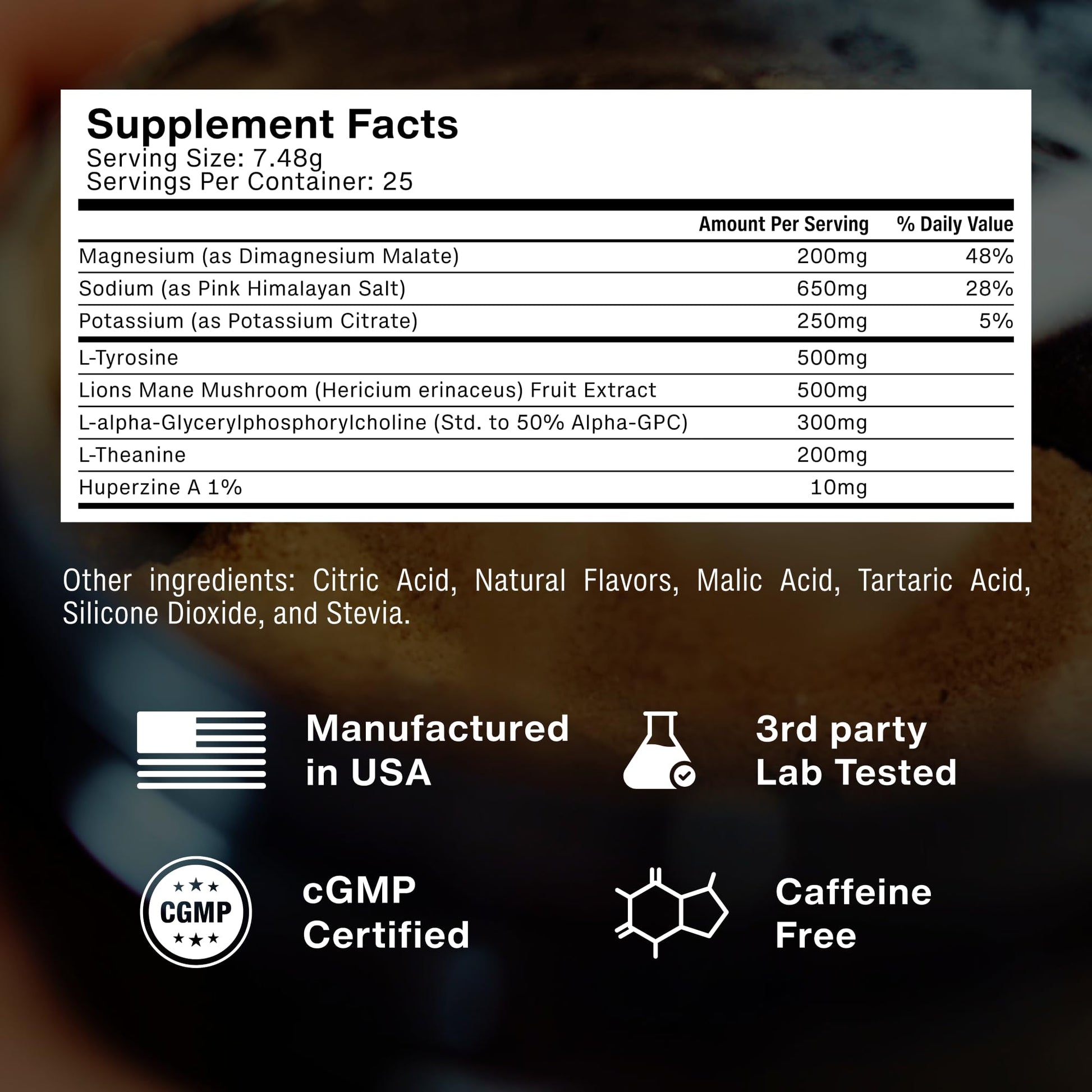PRSNT Nootropic Focus Powder | Mango 25 Servings | Caffeine-Free, Sugar-Free | Supports Focus, Energy, Mental Clarity | Nootropic + Electrolytes Hydration Focus Drink Mix PRSNT buy supplements canada