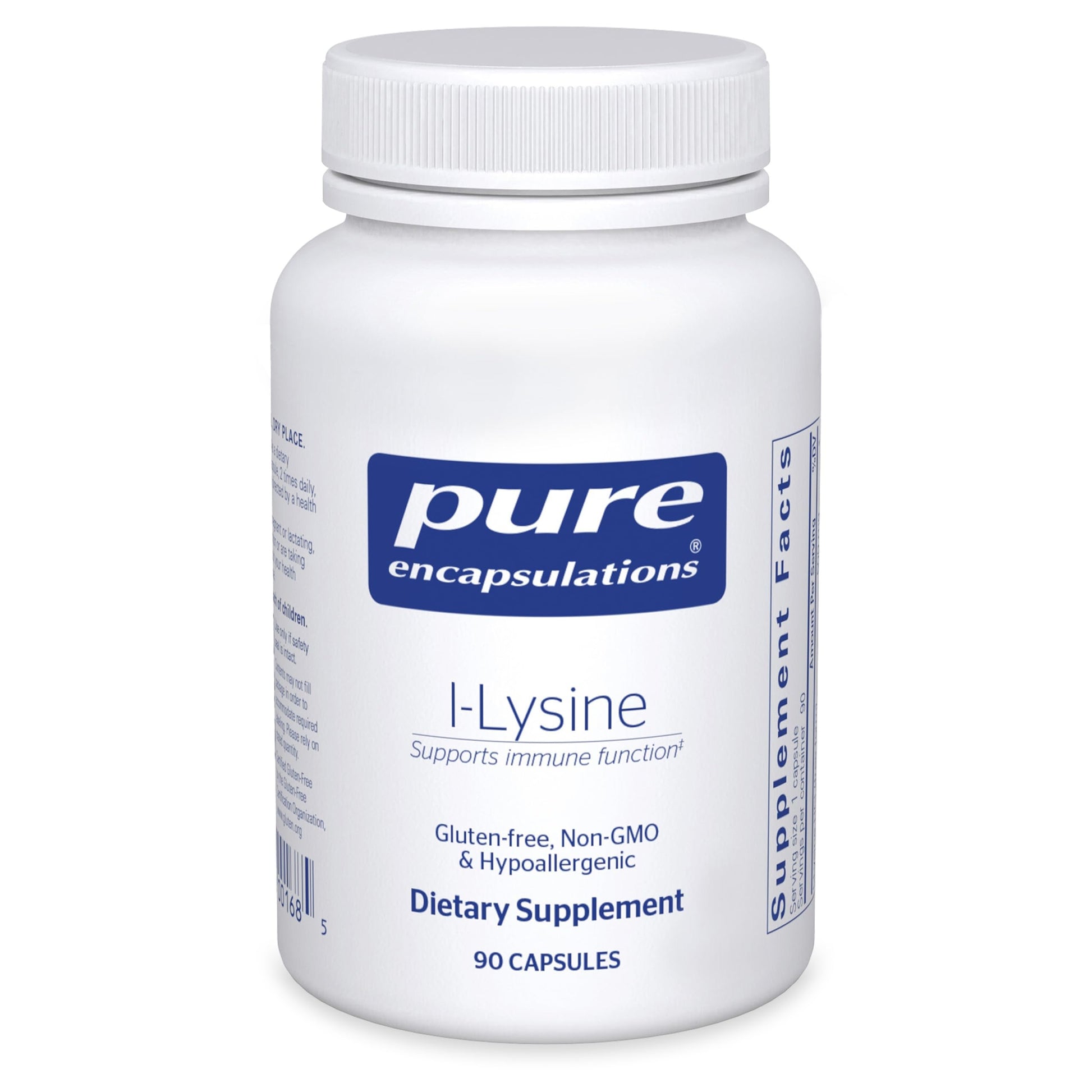 Pure Encapsulations L-Lysine - Essential Amino Acid Supplement for Immune Support & Gum, Lip Health* - with L-Lysine HCl - 90 Capsules Pure Encapsulations buy supplements canada