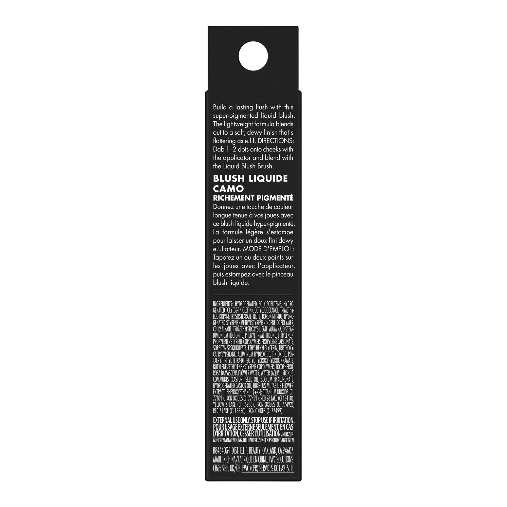 e.l.f. Camo Liquid Blush, Long-lasting Liquid Blush For High-pigment Color, Creates A Soft, Dewy Finish, Vegan & Cruelty-free, Cheeky Lychee e.l.f. buy supplements canada