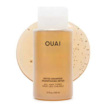 OUAI Detox Shampoo - Clarifying Shampoo for Build Up, Dirt, Oil, Product and Hard Water - Apple Cider Vinegar & Keratin for Clean, Refreshed Hair - Sulfate-Free Hair Care (10 oz) OUAI buy supplements canada