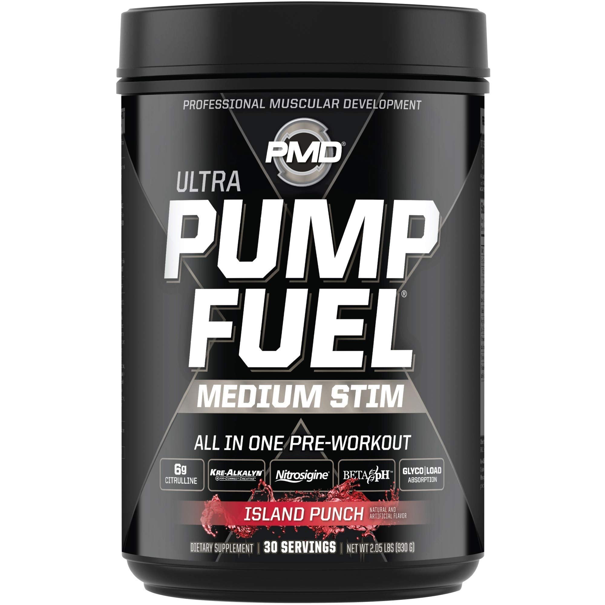 PMD Sports Ultra Pump Fuel - Pre Workout - Island Punch (30 Servings) Sports Omega PMD buy supplements canada