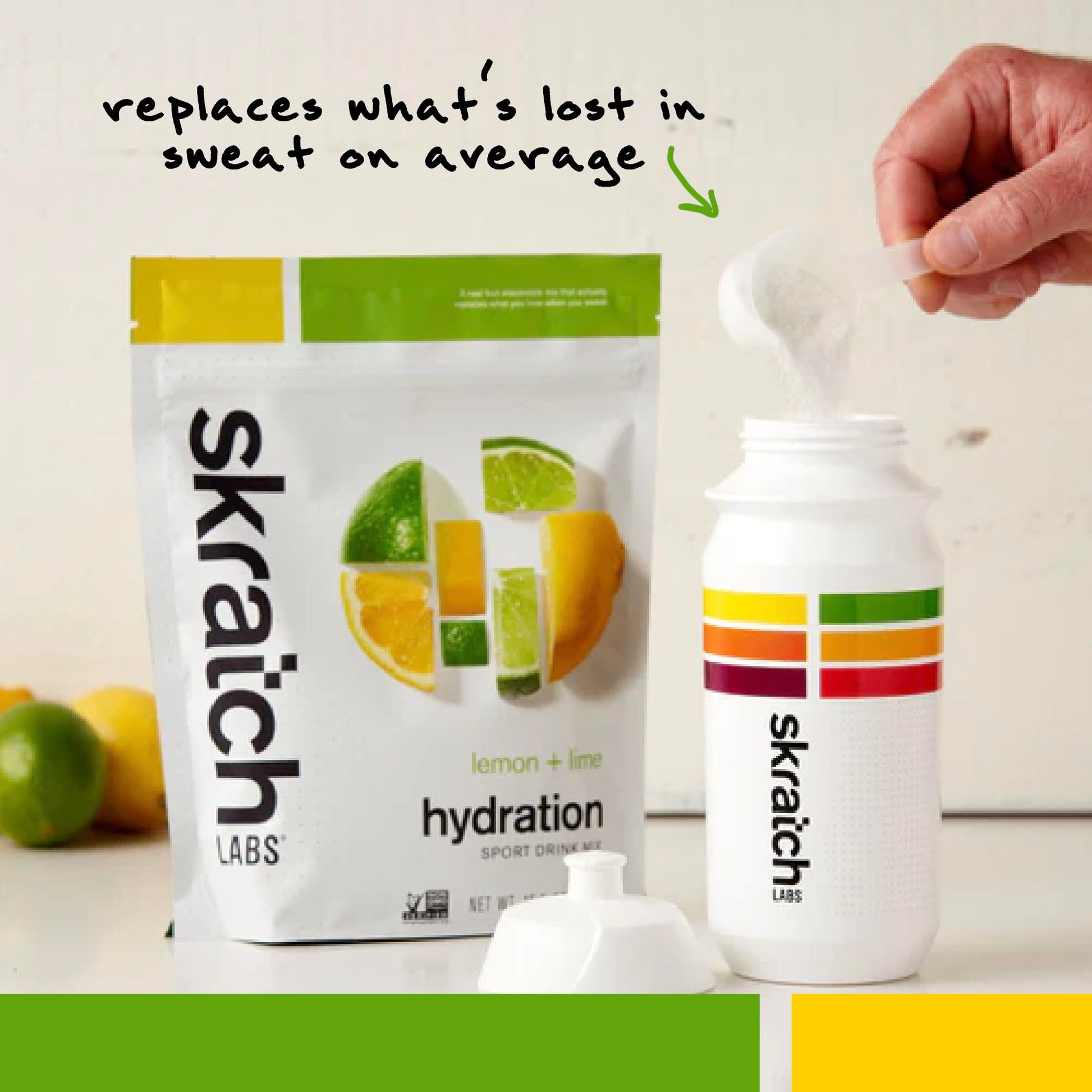 Skratch Labs Hydration Sports Drink Mix – Real‑Fruit Electrolyte Powder for Fast Hydration & Endurance | Lemon & Lime | 20 Servings | Vegan, Non‑GMO, Clean Ingredients Skratch Labs buy supplements canada