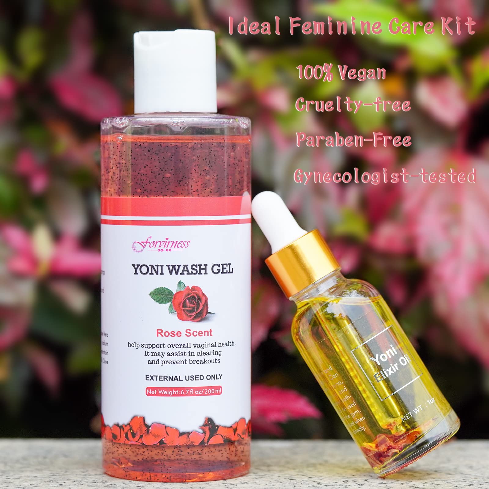 forvirness Feminine Wash & Natural Yoni Oil Set, Vaginal Wash with Cleaning Factor - Remove Odor forvirness buy supplements canada
