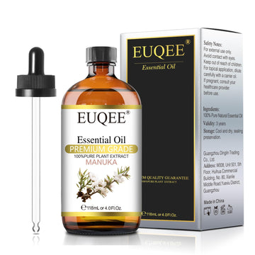 EUQEE Manuka Essential Oil 118ml Large Capacity Pure Manuka Oil with Glass Dropper for Skin EUQEE buy supplements canada
