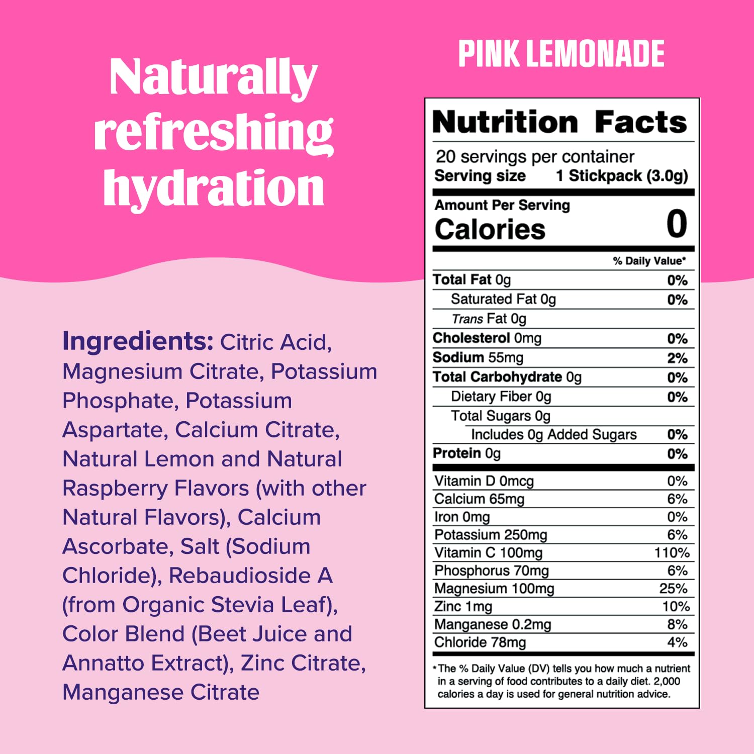 Ultima Replenisher Daily Electrolyte Drink Mix – Pink Lemonade, 20 Stickpacks – Hydration Ultima Replenisher buy supplements canada