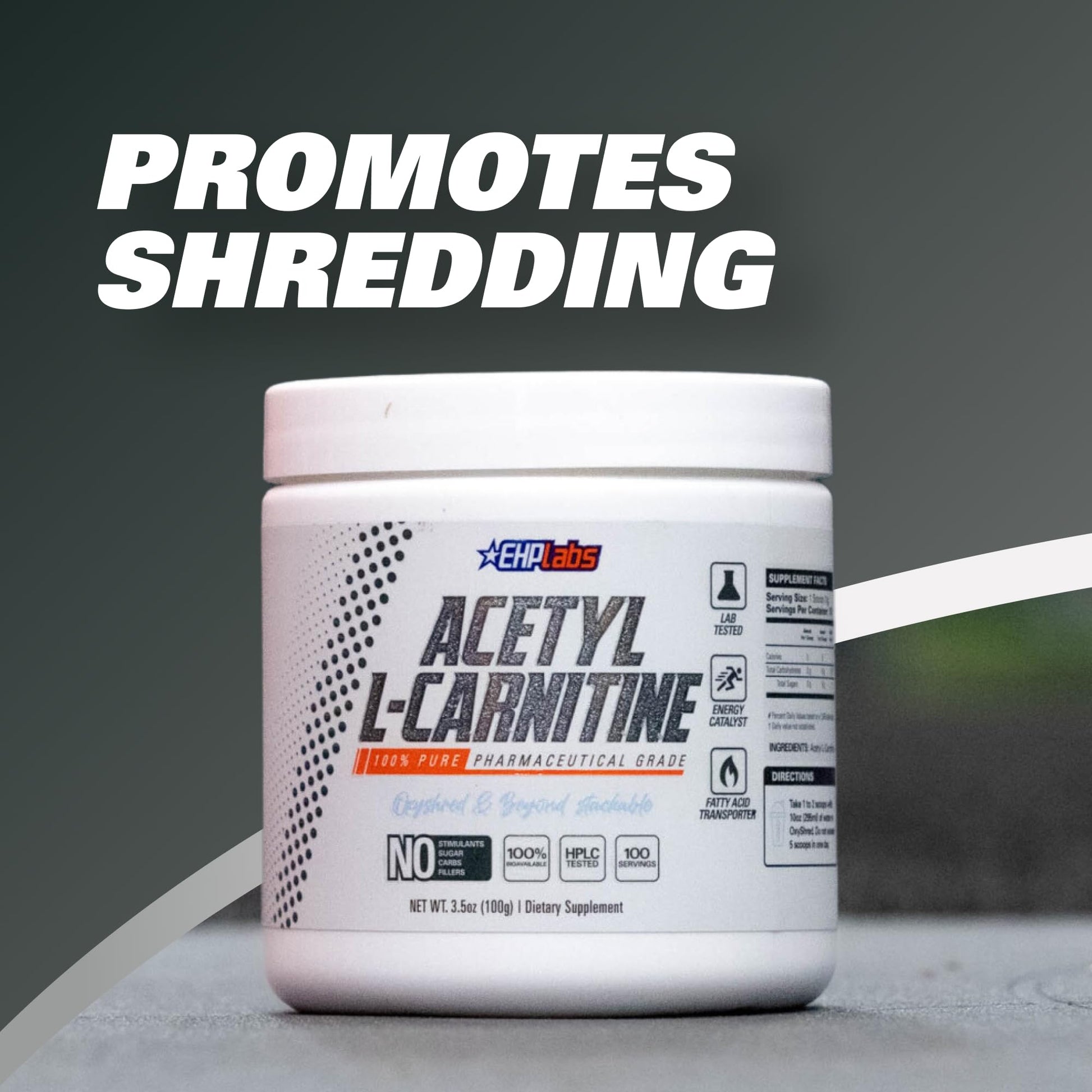EHP Labs Acetyl L Carnitine Powder, Supports Natural Energy Production, Supports Metabolism EHP Labs buy supplements canada