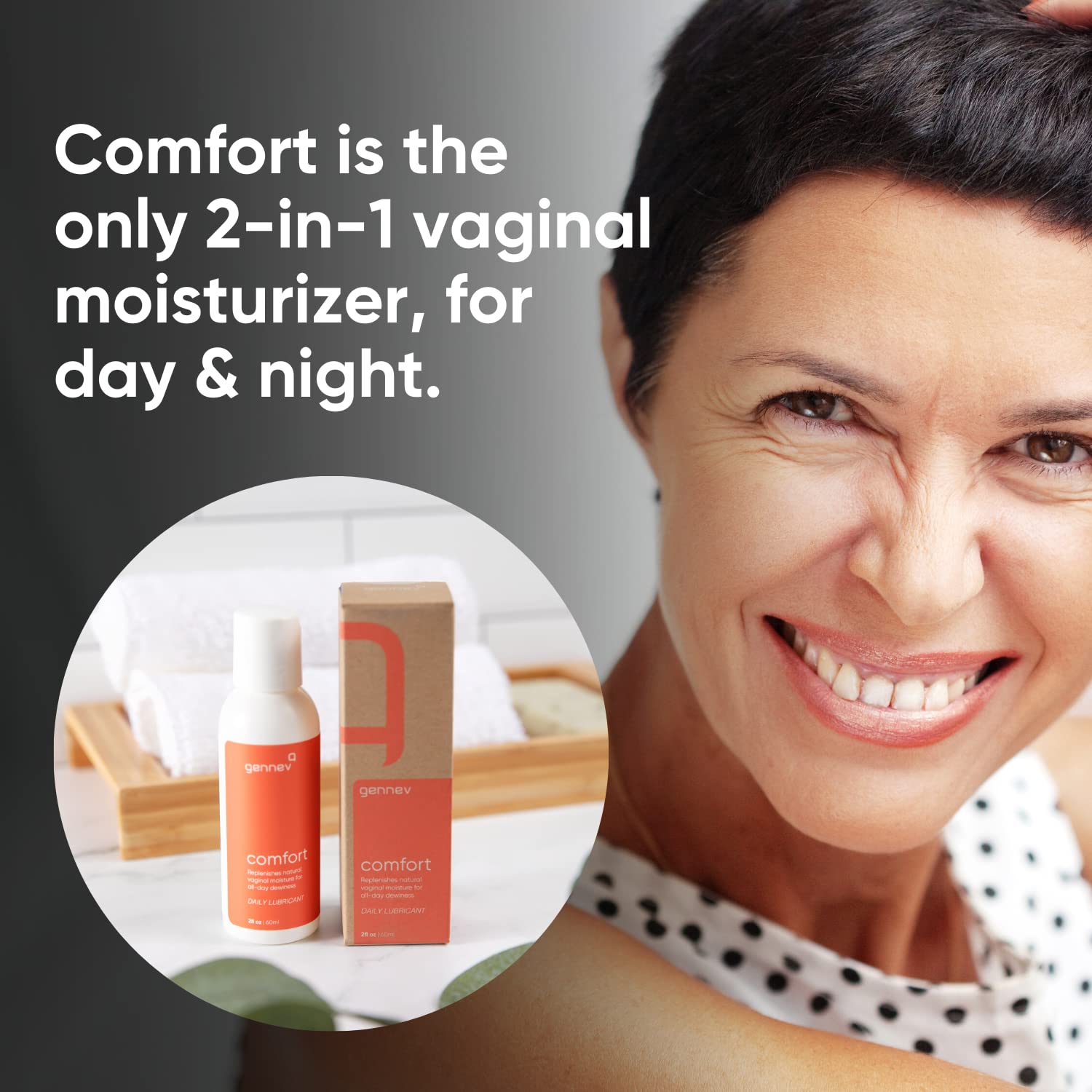 Gennev Intimate Water-Based Lubricant for Women - 2-in-1 Menopause Lubricant and Feminine genneve buy supplements canada