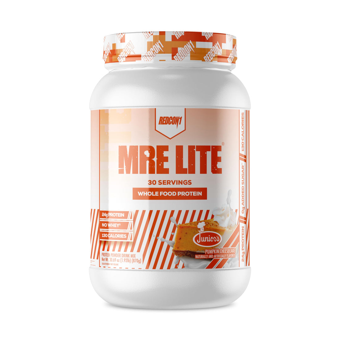 REDCON1 MRE Lite Whole Food Protein Powder, Juniors, Pumpkin Cheesecake - Low Carb REDCON1 buy supplements canada