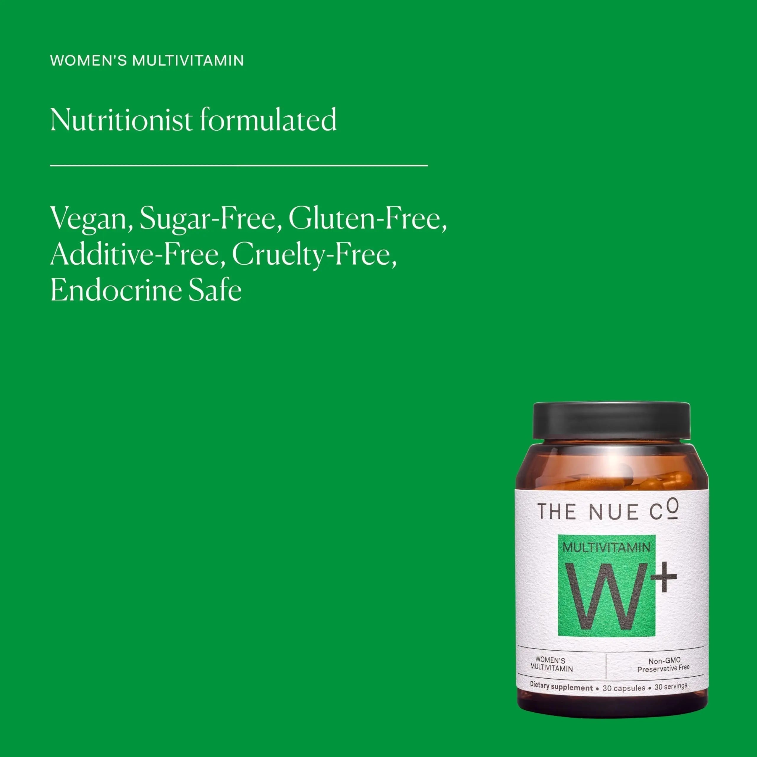 The Nue Co. Women's MULTIVITAMIN Supplement- Supports Energy, Immunity, Focus, Vegan, Gluten Free, 30 Capsules The Nue Co buy supplements canada