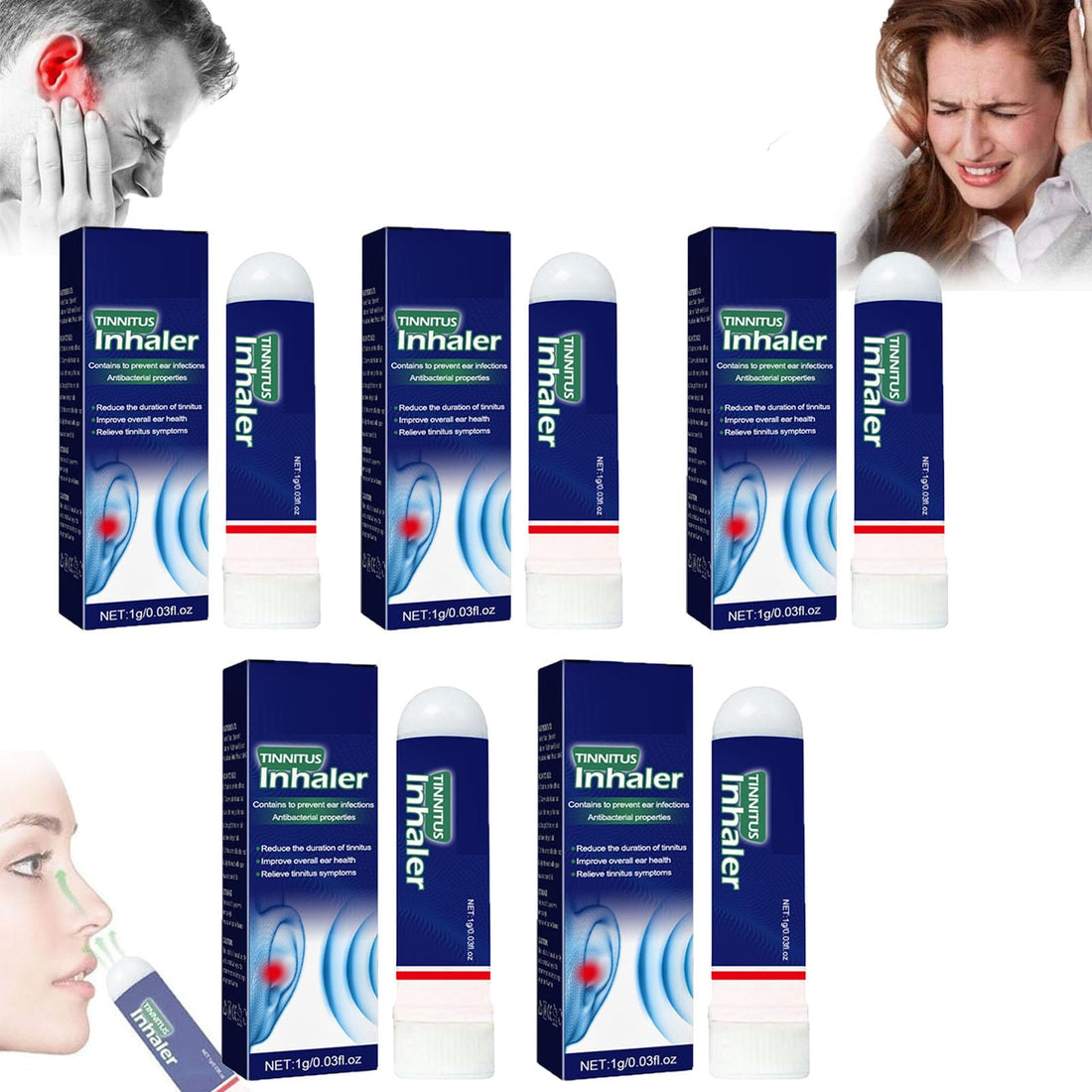 3/5/8PCS Echo Ease Tinnitus Inhaler, Tinnitus Relief for Ringing Ears Device, Auricalm Tinnitus Dailebao buy supplements canada