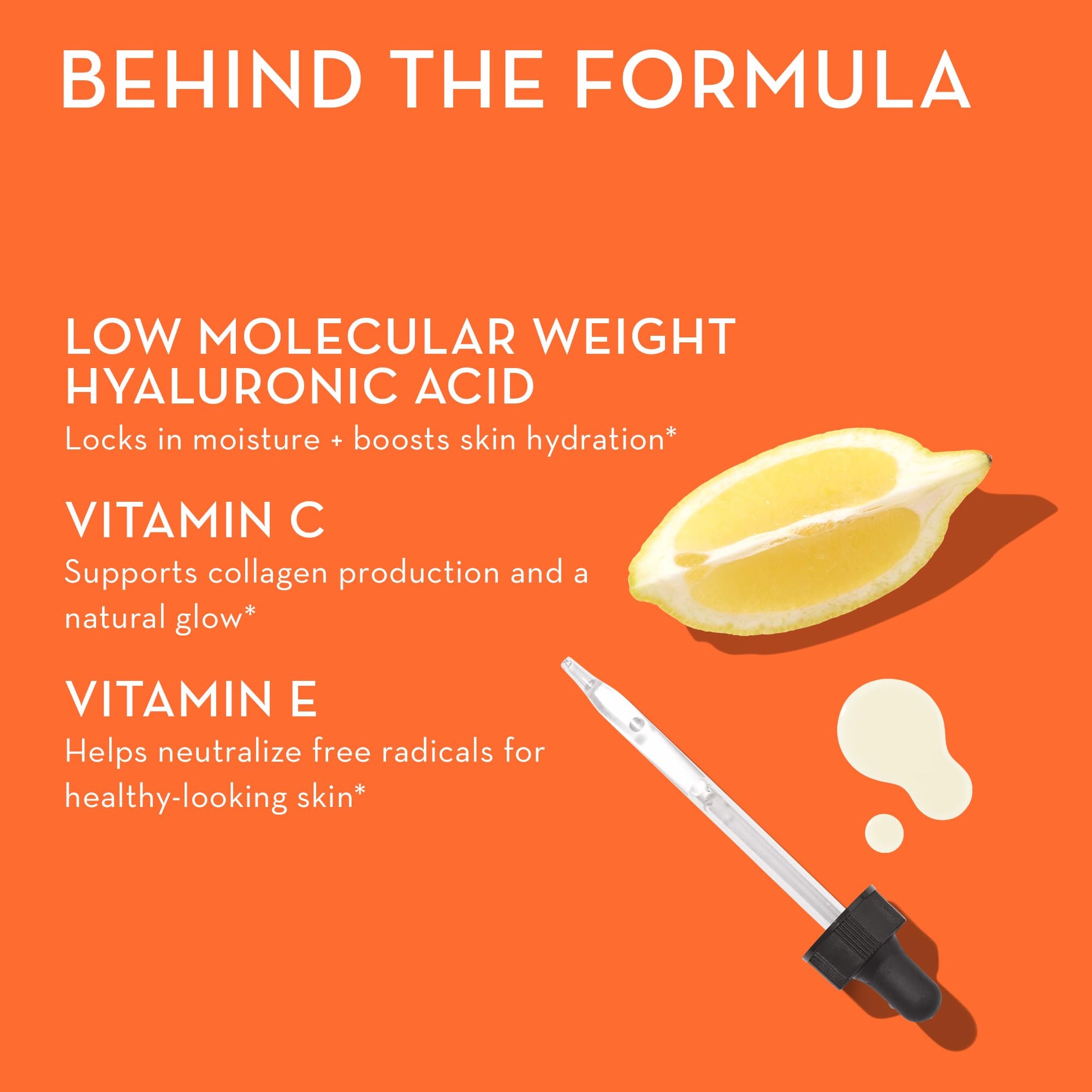HUM Hyaluronic Glow Hydrating Skin Care Supplement, with Low Molecular Hyaluronic Acid, Vitamin C from Amla Fruit, and Vitamin E, Antioxidant Support for Skin Hydration, Tangerine, 60 Vegan Gummies HUM buy supplements canada