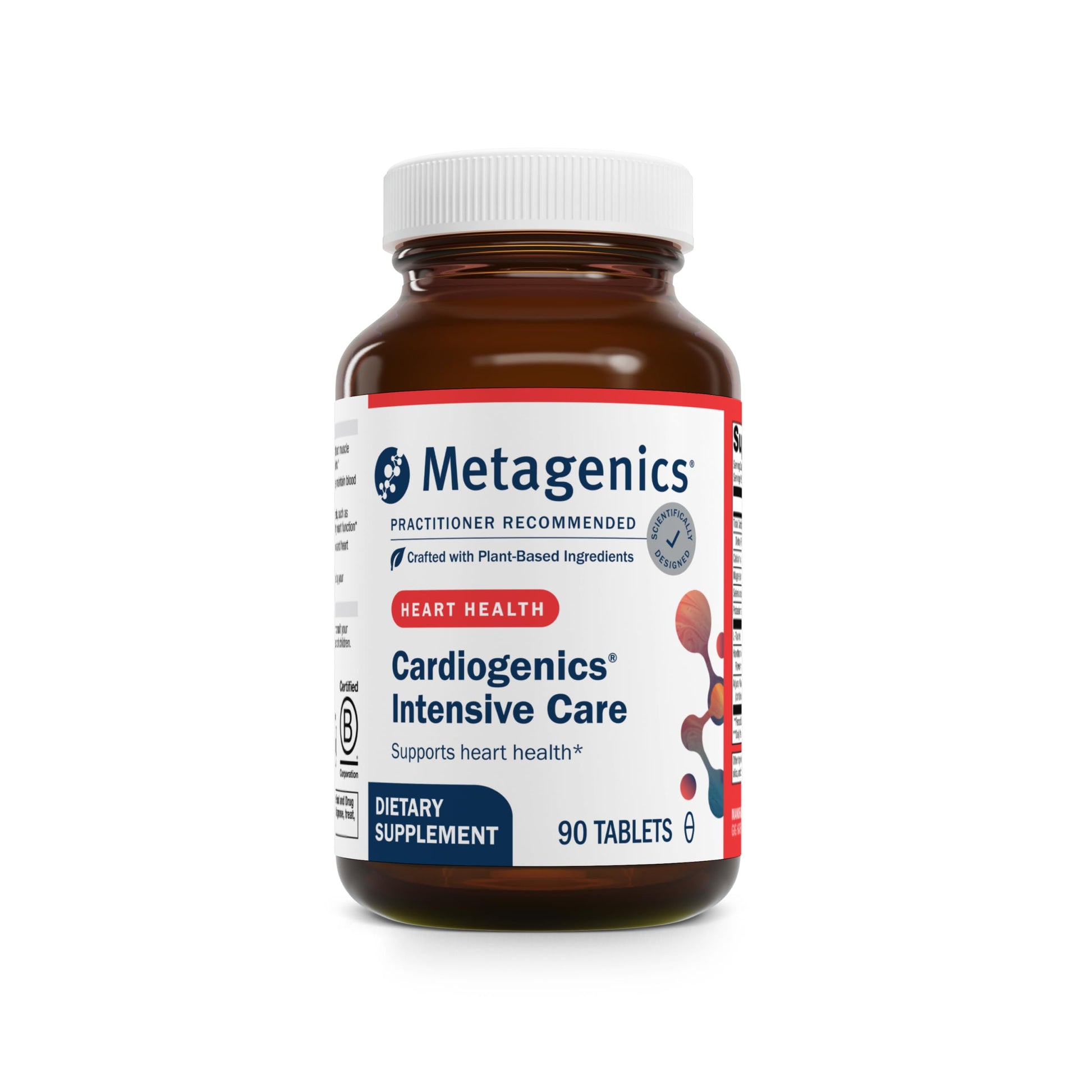 Metagenics Cardiogenics Intensive Care - Heart Health Supplement* - with Arjuna Bark, Hawthorn Leaf, Magnesium, Calcium, Selenium & Amino Acids - SupportsHealthy Circulation* - 90 Tablets Metagenics buy supplements canada