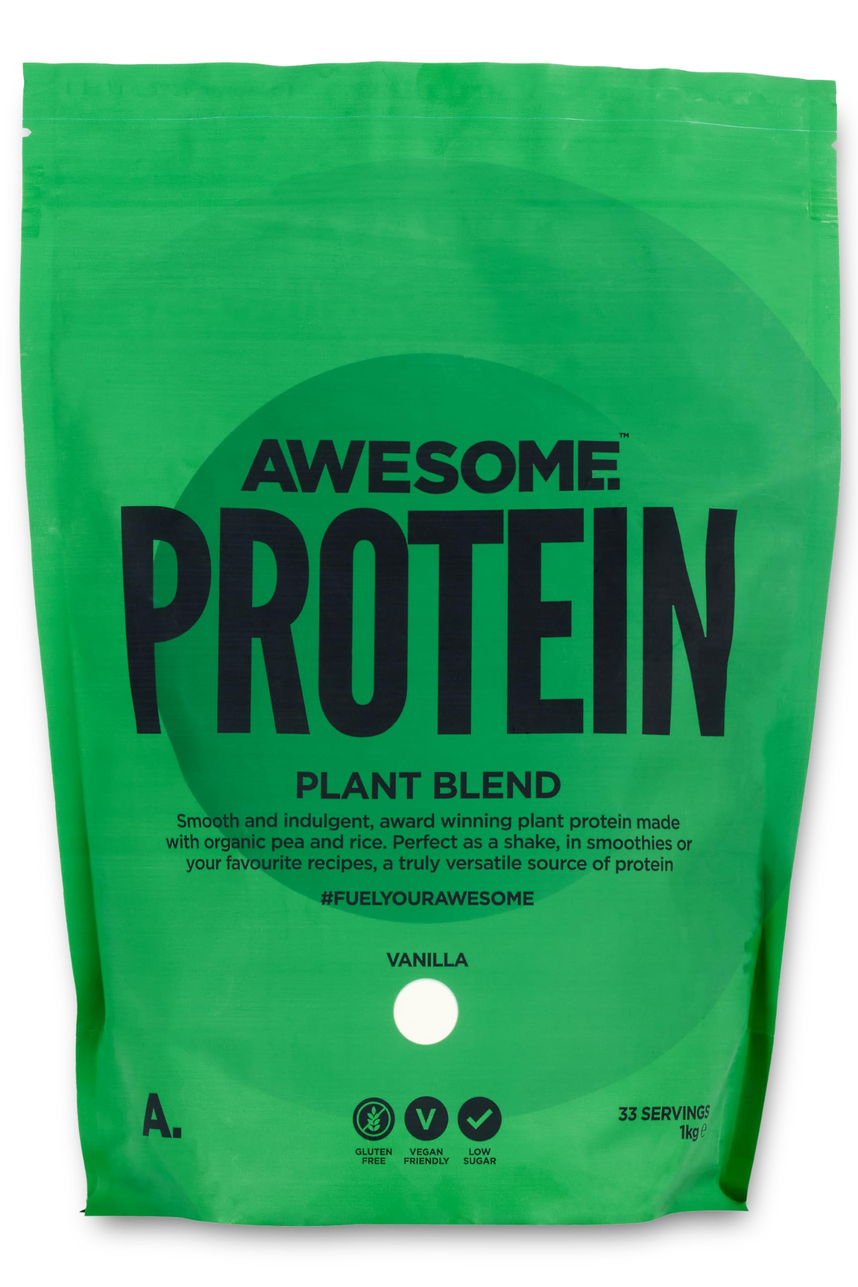 Vanilla Awesome Protein Powder by Ben Coomber | 1kg Vegan Organic Flavoured Protein Ben Coomber buy supplements canada