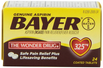 Genuine Bayer Aspirin 325mg Tablets, 24-Count (Pack of 2) Bayer buy supplements canada