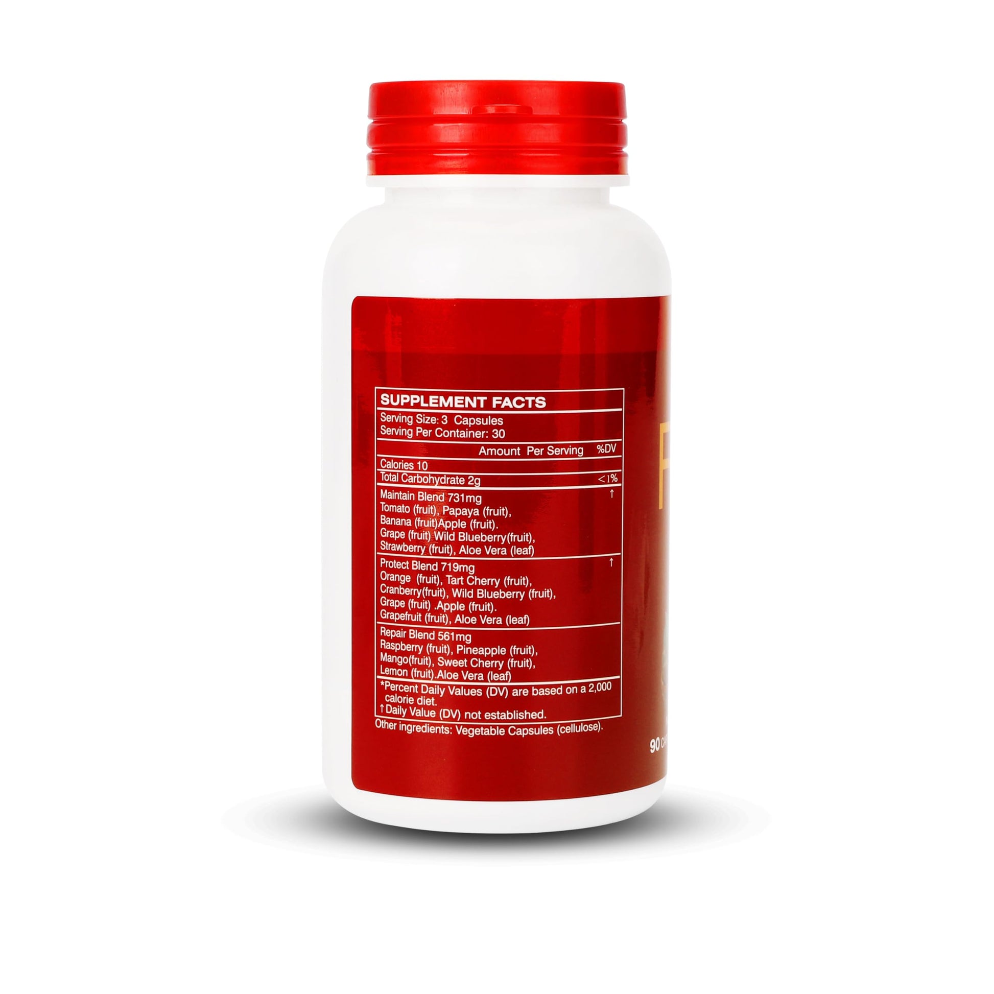Fruit and Veggies Supplement Ingredients Natural – 4 Bottles 360 Total Vegetarian Capsules | Balance of Natural 16+18 Whole Fruits & Veggies Blend | Fresh Superfood Formula with Vitamins and Minerals JulyDeer buy supplements canada