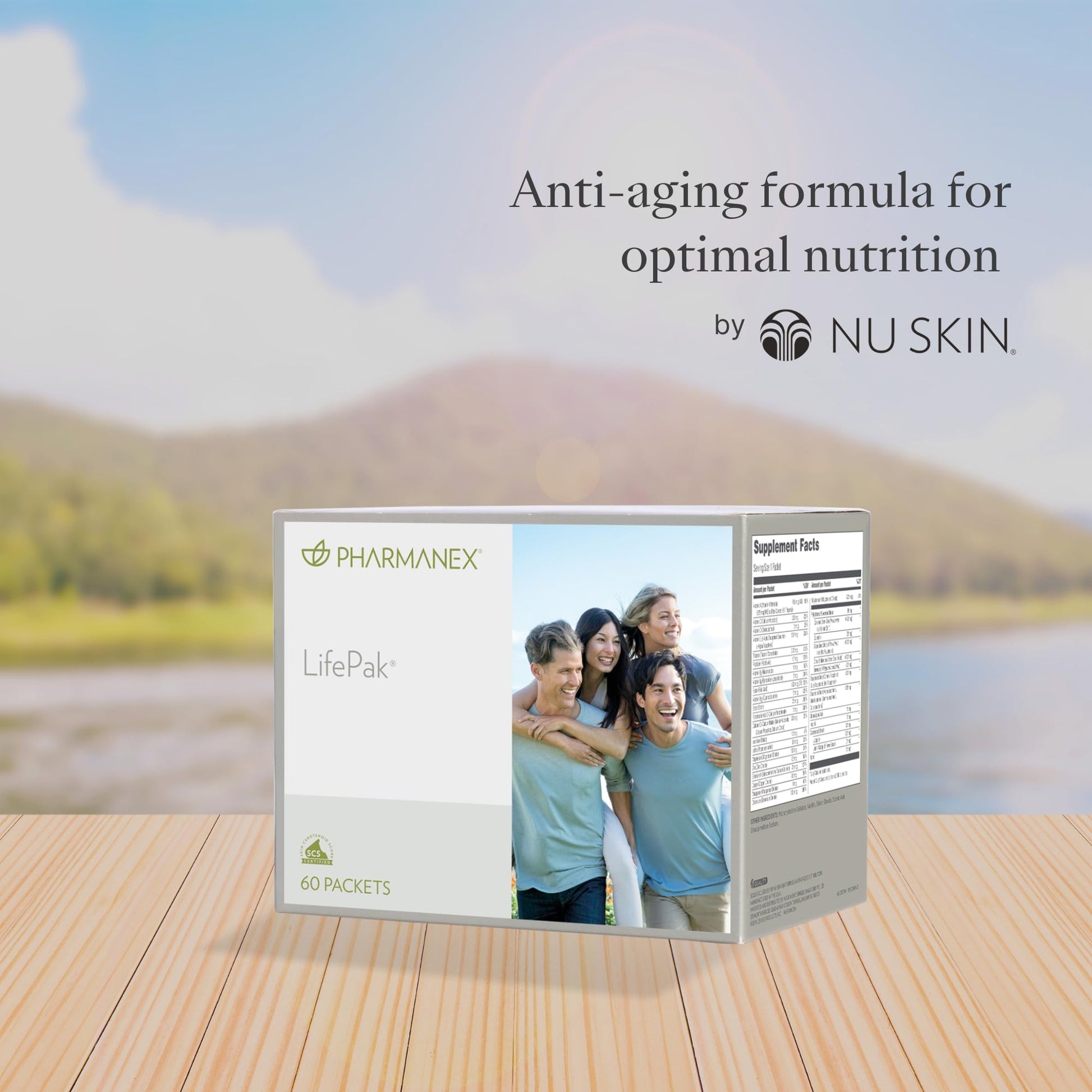 Pharmanex Nu Skin LifePak Advanced Nutritional Supplement for Adults | 60 Daily Packets | Aging, Digestive, and Gut Health Formula with Essential Vitamins, Minerals, and Phytonutrients Pharmanex buy supplements canada