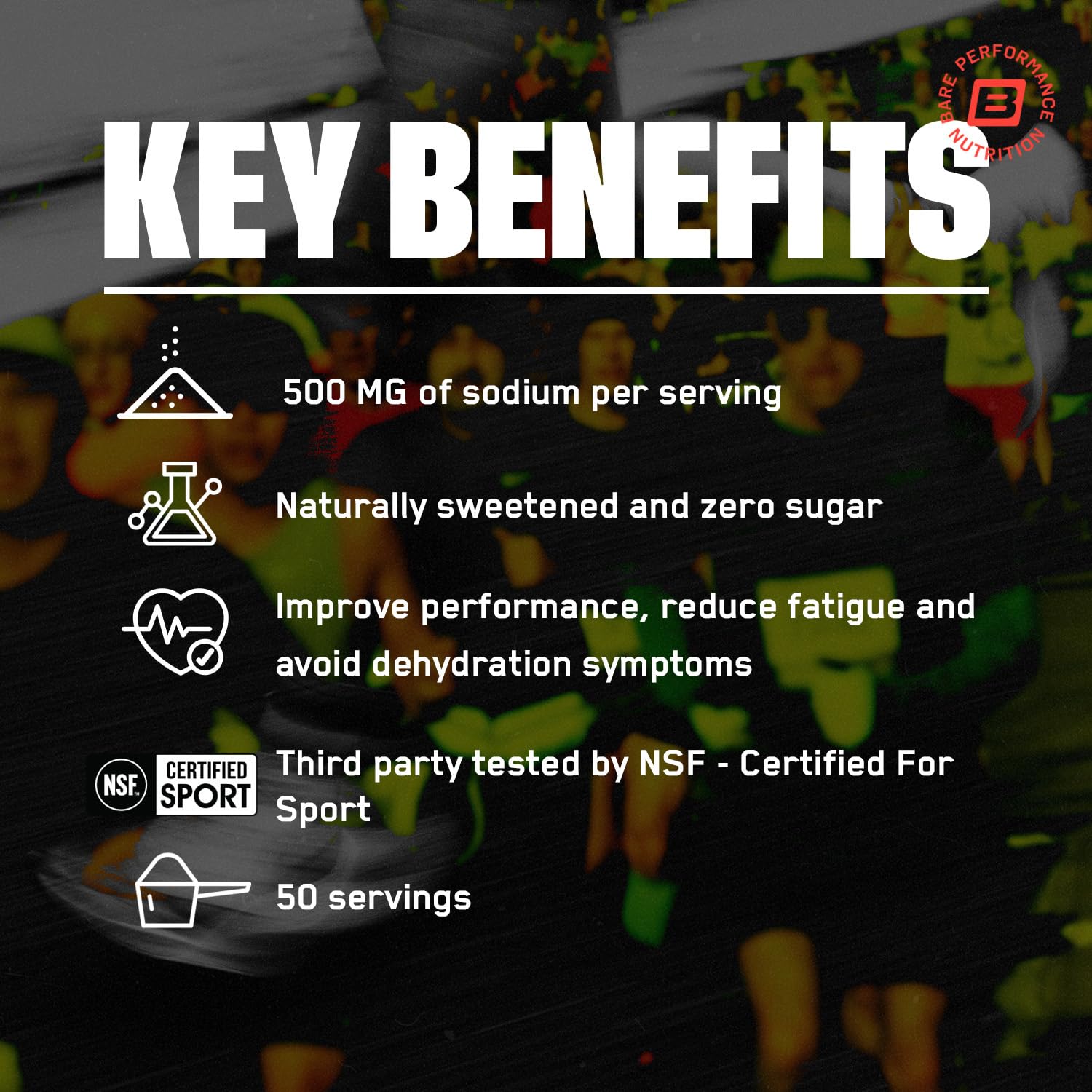 BARE PERFORMANCE NUTRITION BPN Electrolytes Hydration Drink Mix | Sugar Free Electrolyte Powder | 500mg Sodium per Serving | Naturally Sweetened | Strawberry, 50 Servings BARE PERFORMANCE NUTRITION buy supplements canada