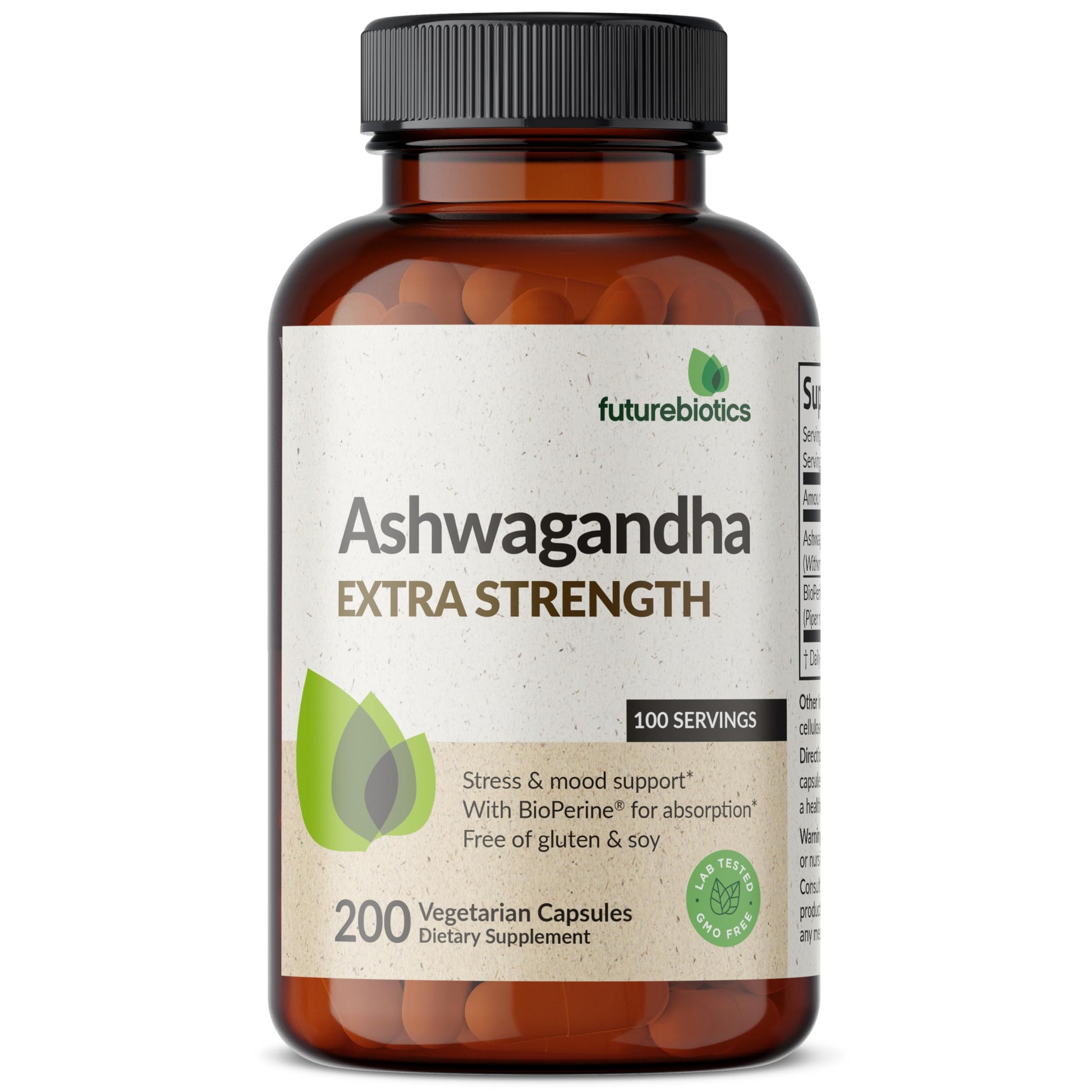 Futurebiotics Ashwagandha Extra Strength Stress & Mood Support with BioPerine Futurebiotics buy supplements canada