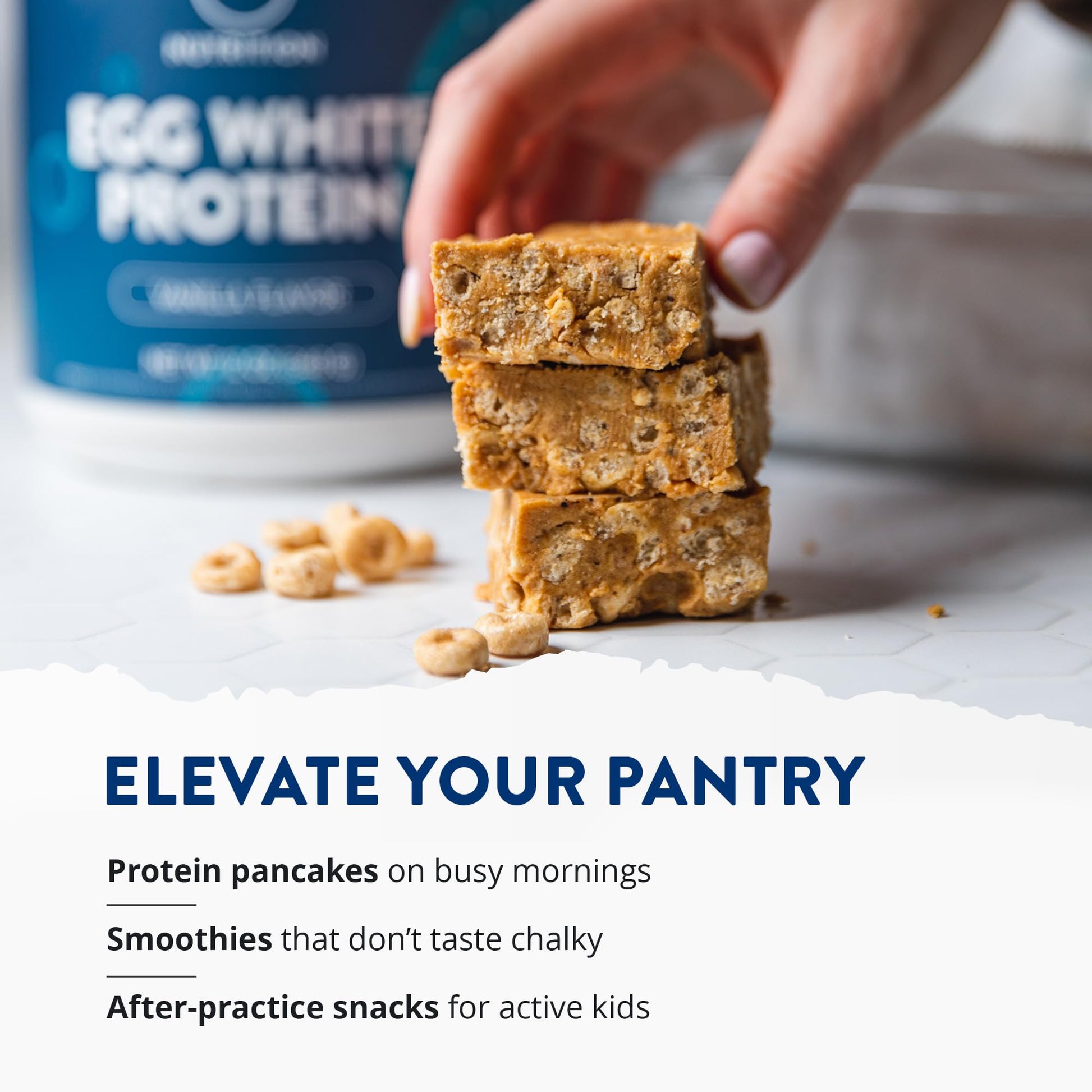 MRM Nutrition Egg White Protein - Sugar Free Vanilla Flavored Powder, 23g Fat-Free Protein with Digestive Enzymes, Free of Dairy, Gluten, and Soy, High Biological Value - 20 Servings MRM buy supplements canada
