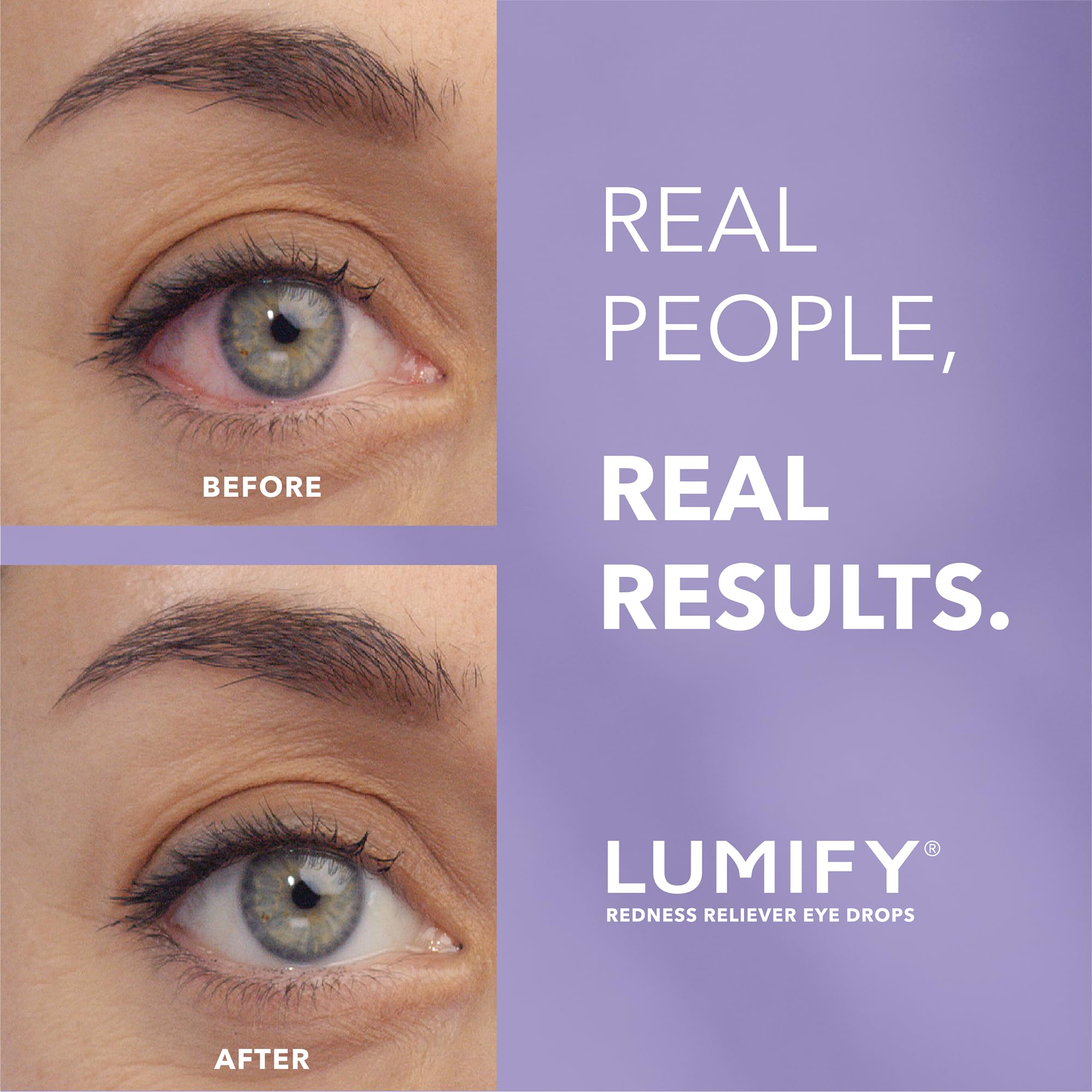 LUMIFY Eye Drops for Red Eyes, Redness Reliever for Brighter Looking Eyes, Works in 1 Minute & Lasts Up to 8 Hours, Eye Drops, 0.17 Fl Oz (5 mL) LUMIFY buy supplements canada
