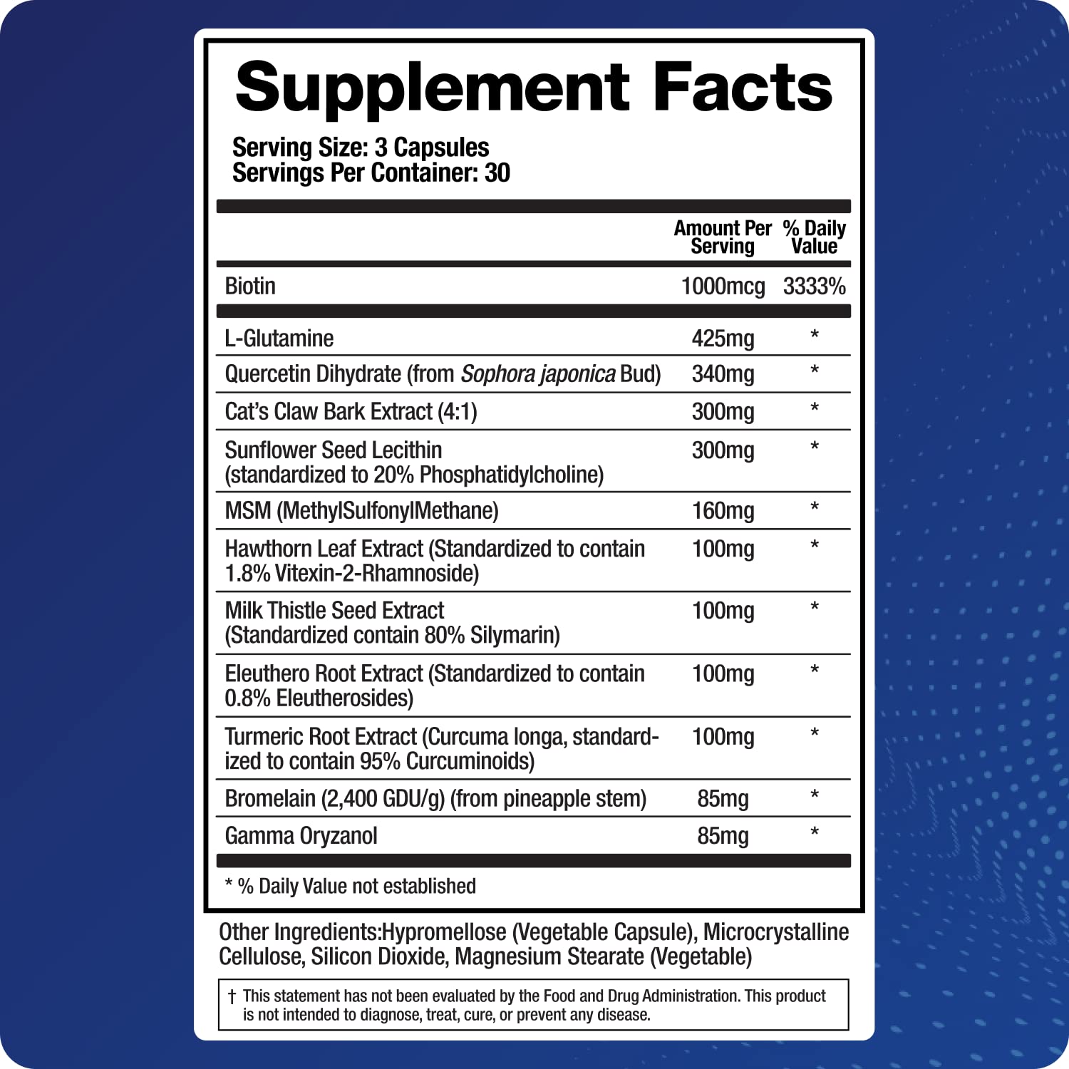 BioMatrix Leaky Gut Repair Supplement w/Glutamine, Quercetin, Cat's Claw, MSM, SIBO, Prebiotic Support, Intestinal Barrier Revive for Men and Women | 60-Day Supply – Leaky Gut-X BioMatrix buy supplements canada