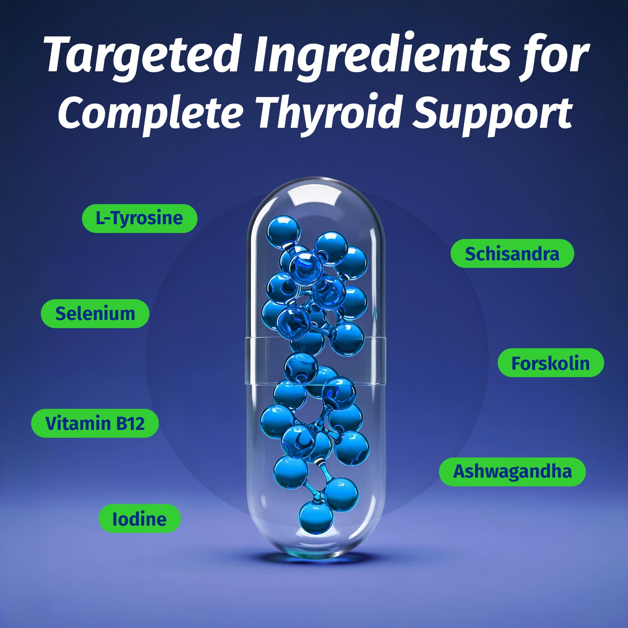 1 Body Thyroid Support Supplement for Women and Men, Selenium with Iodine, Zinc, B12, Ashwagandha and L-Tyrosine, Supports Hormone Health, Energy and Metabolism, 30 Day Supply 1 Body buy supplements canada