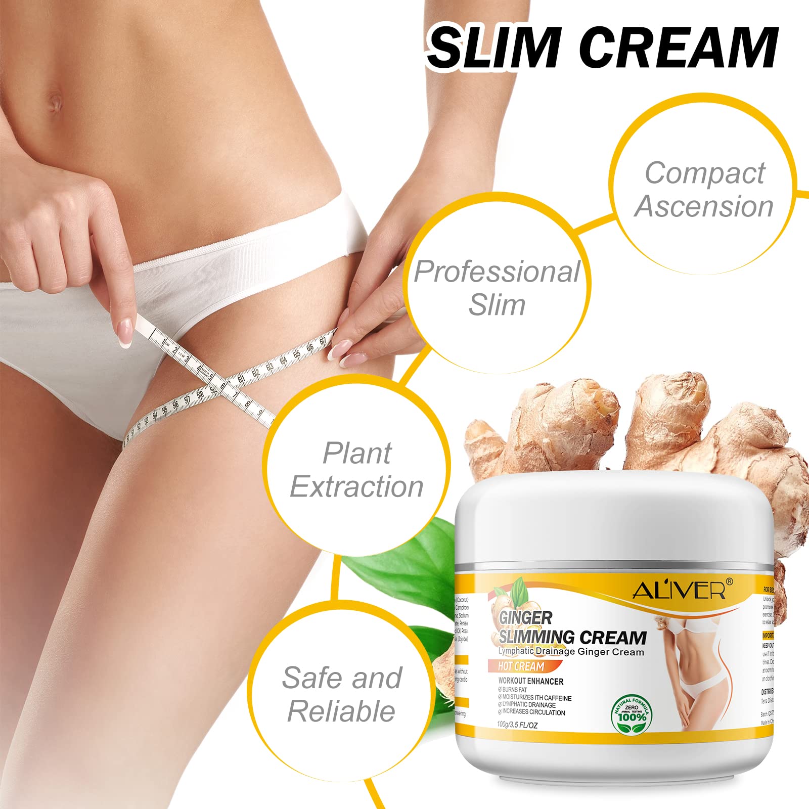 VOGSIG Anti Cellulite Slimming Cream Gel, Hot Cream, Ginger Fat Burning Weight Loss Full VOGSIG buy supplements canada